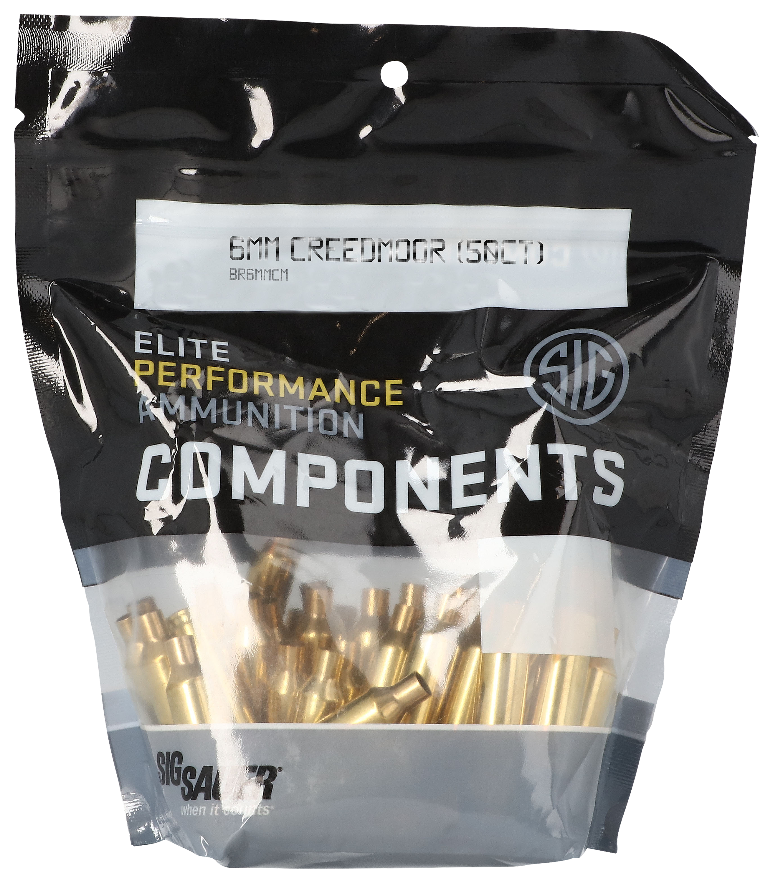 SIG SAUER Unprimed Rifle Brass - 6mm Creedmoor