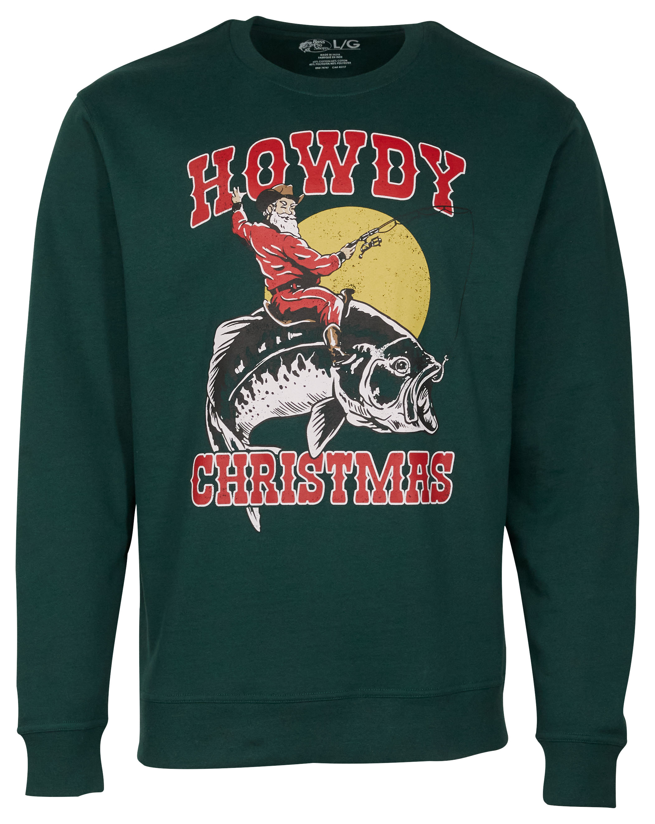 Bass Pro Shops Howdy Hunter Christmas Sweatshirt for Adults