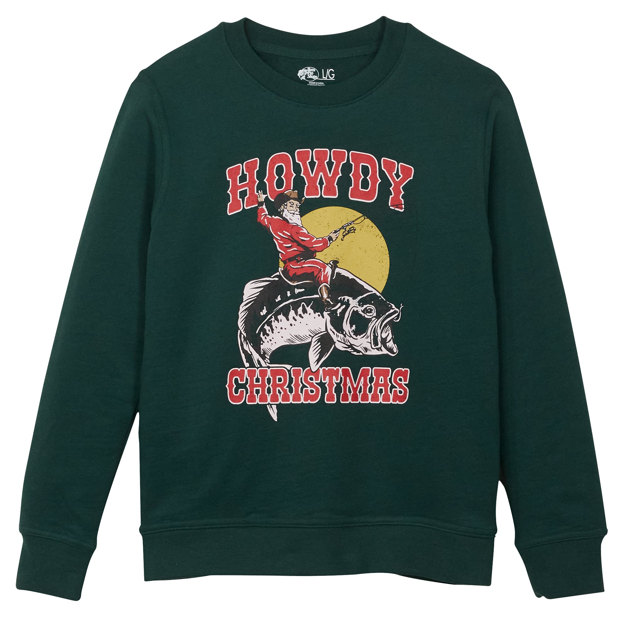 Bass Pro Shops Howdy Hunter Christmas Sweatshirt for Toddlers or Kids