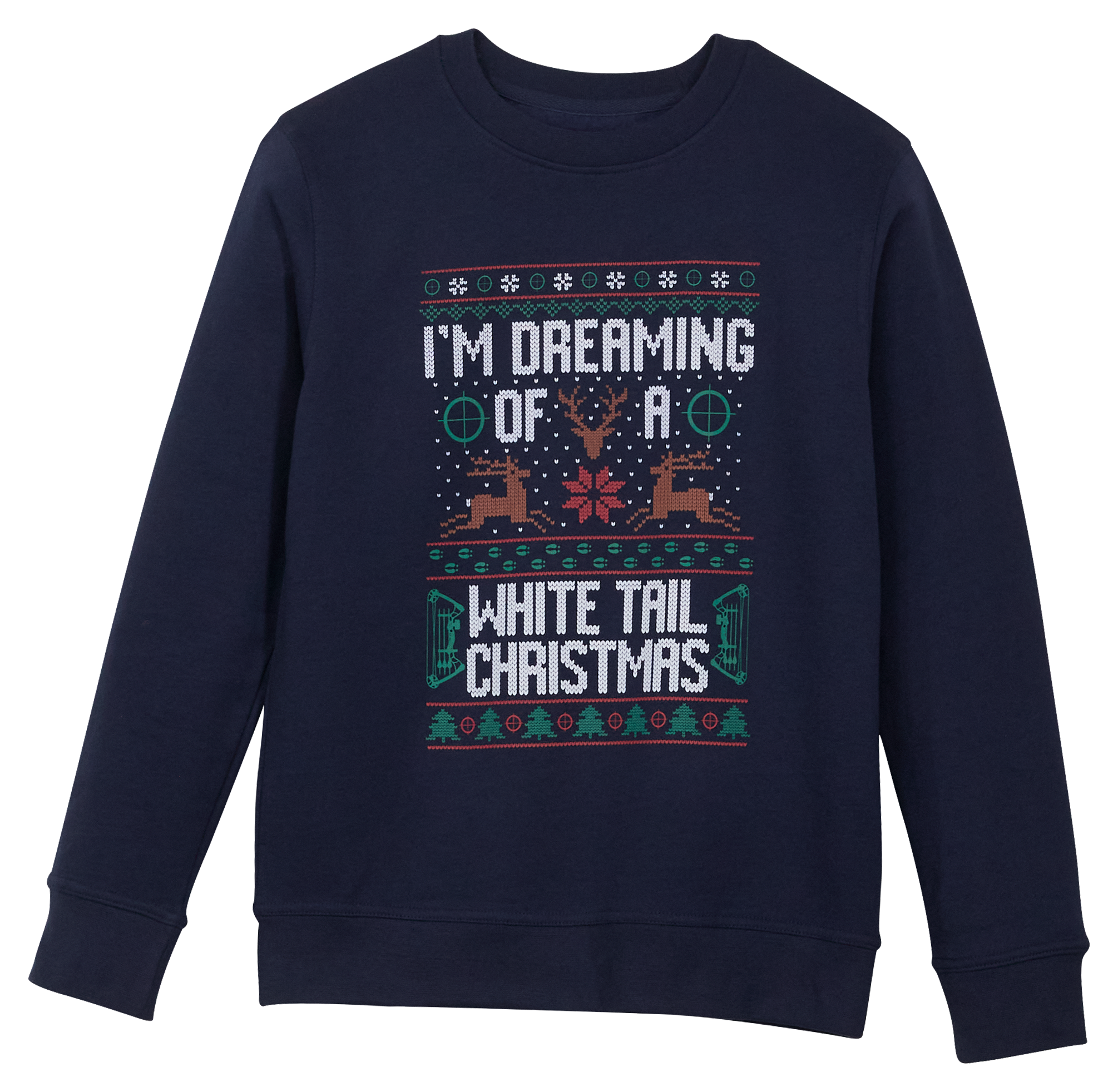Bass Pro Shops Whitetail Christmas Sweatshirt for Toddlers or Kids