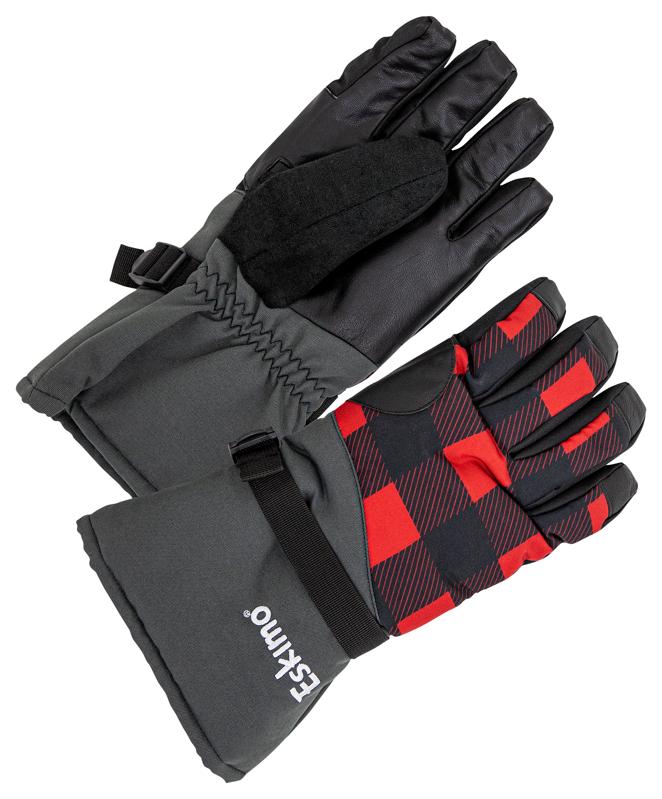 Image of Eskimo Buffalo Plaid Cold-Weather Gloves