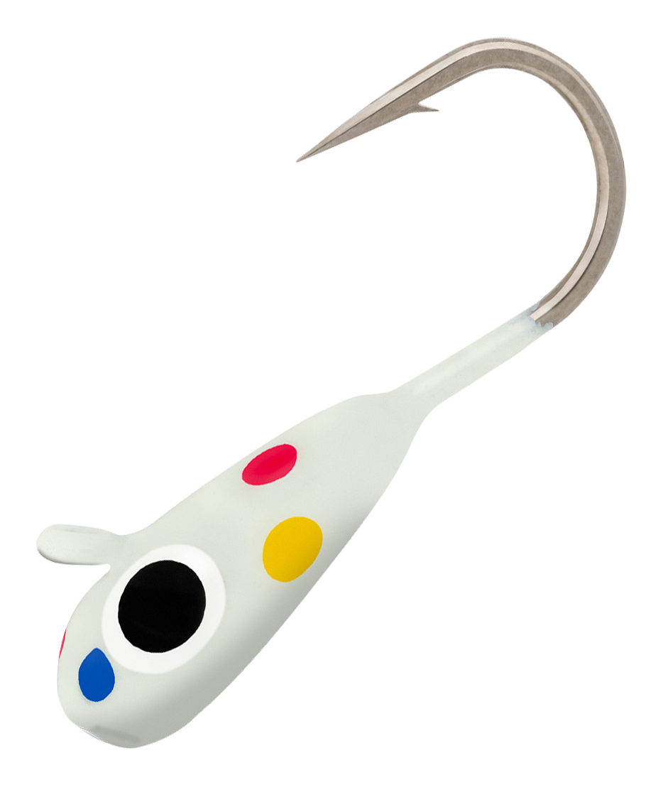 Image of Northland Fishing Tackle Tungsten Gill-Getter Ice Jig - #12 - Super-Glo Wonderbread