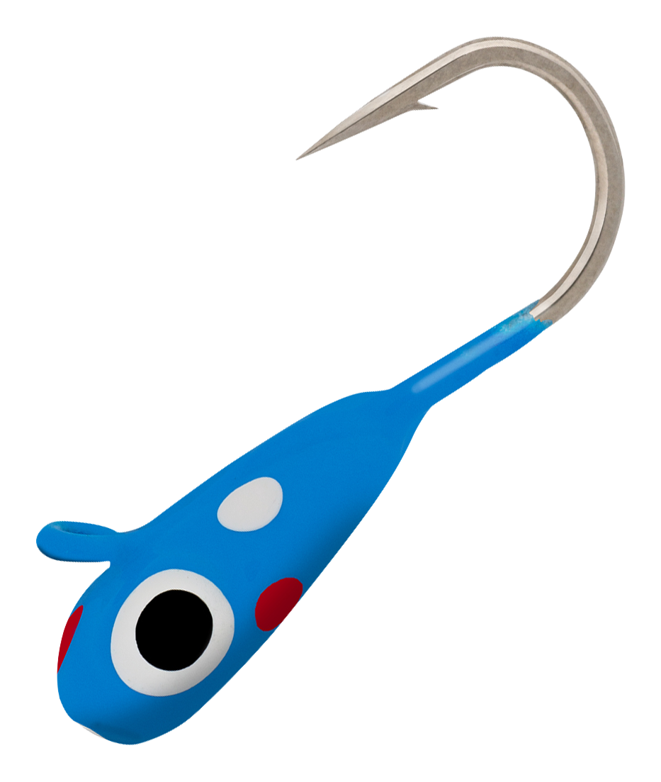 Image of Northland Fishing Tackle Tungsten Gill-Getter Ice Jig - #10 - Super-Glo Blue Wonderbread