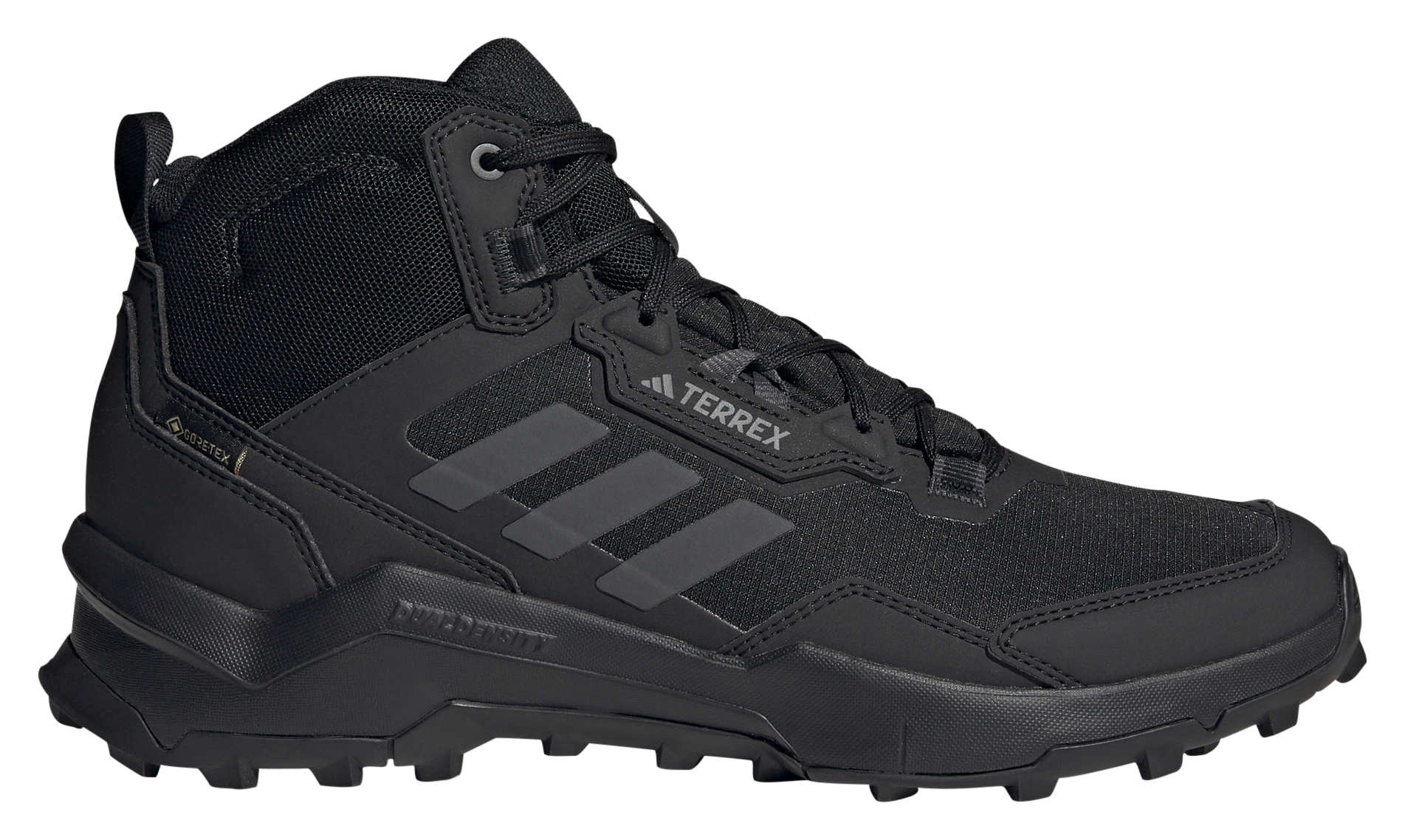 Image of adidas Terrex AX4 Mid GORE-TEX Hiking Shoes for Men - Black - 10M