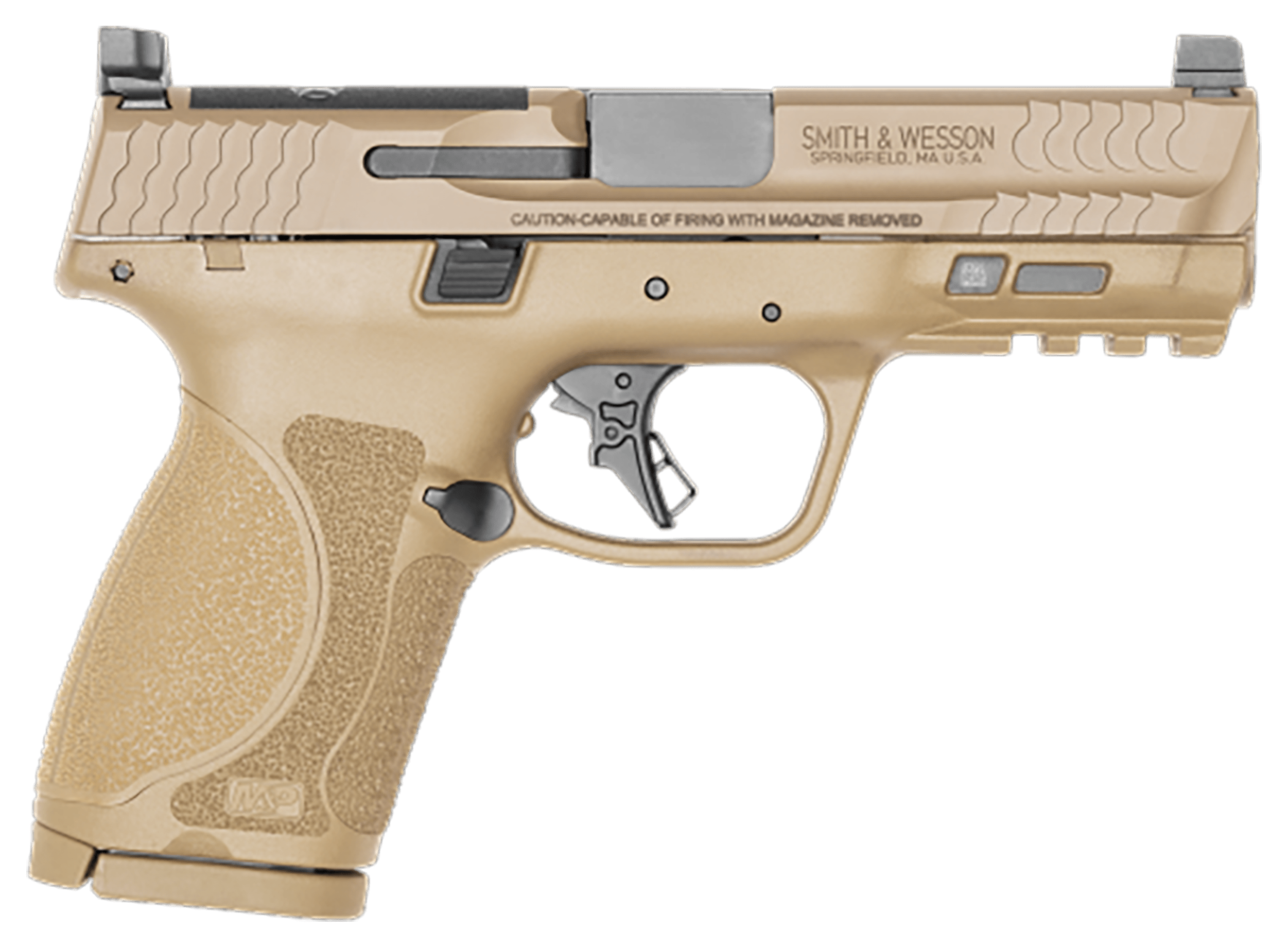 Smith Wesson MampP9 M20 Compact OpticsReady SemiAuto Pistol without Thumb Safety  4  Flat Dark Earth  Flat Dark Earth