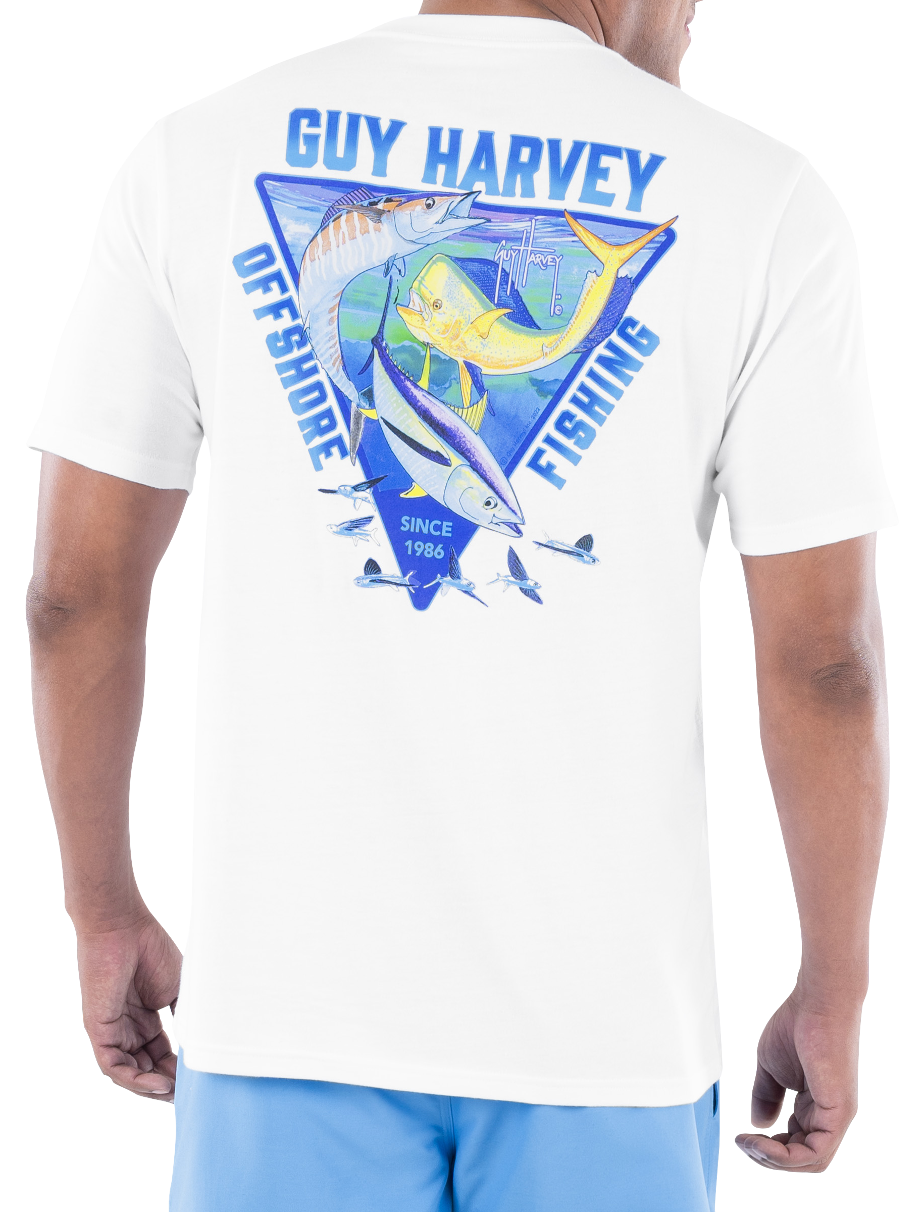 GUY HARVEY Trifecta Short-Sleeve T-Shirt for Men