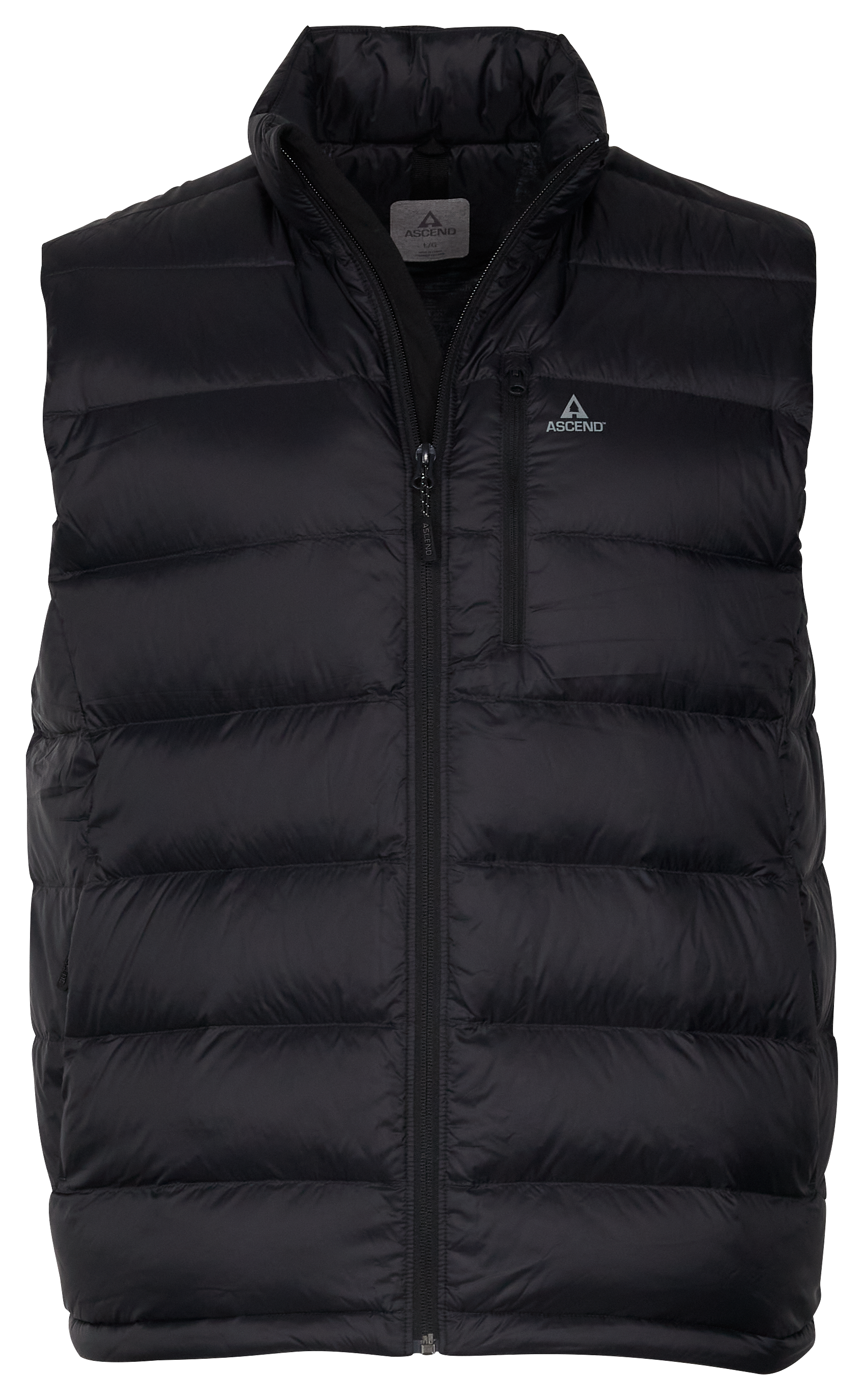 Image of Ascend Down Vest for Men - Black - S