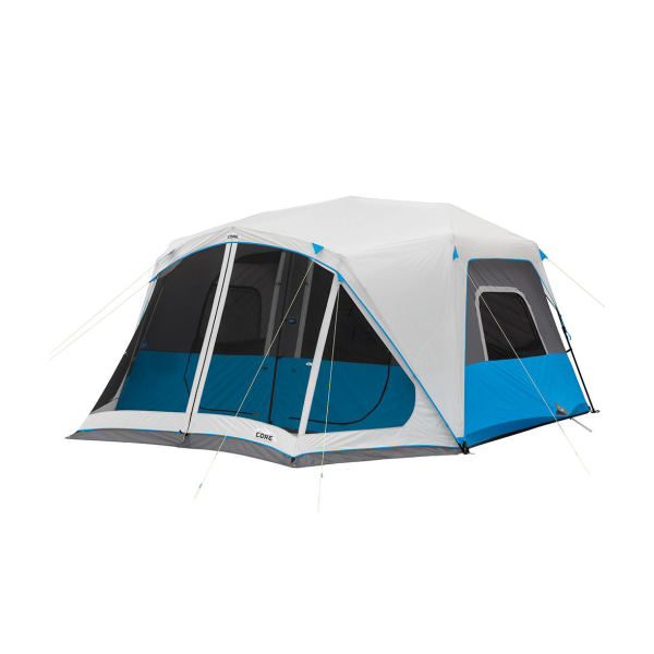 Core Equipment 10-Person Lighted Instant Tent with Screen Room