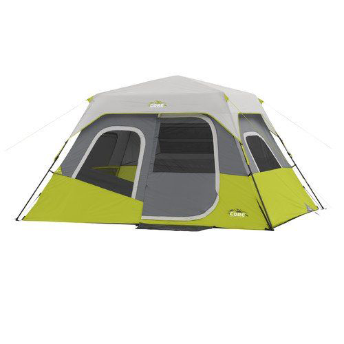 Core Equipment 6-Person Instant Cabin Tent - Dark Grey