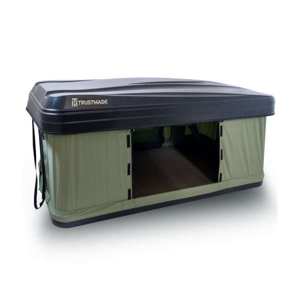 Trustmade Nomad Hard-Shell Rooftop Tent - Black/Green