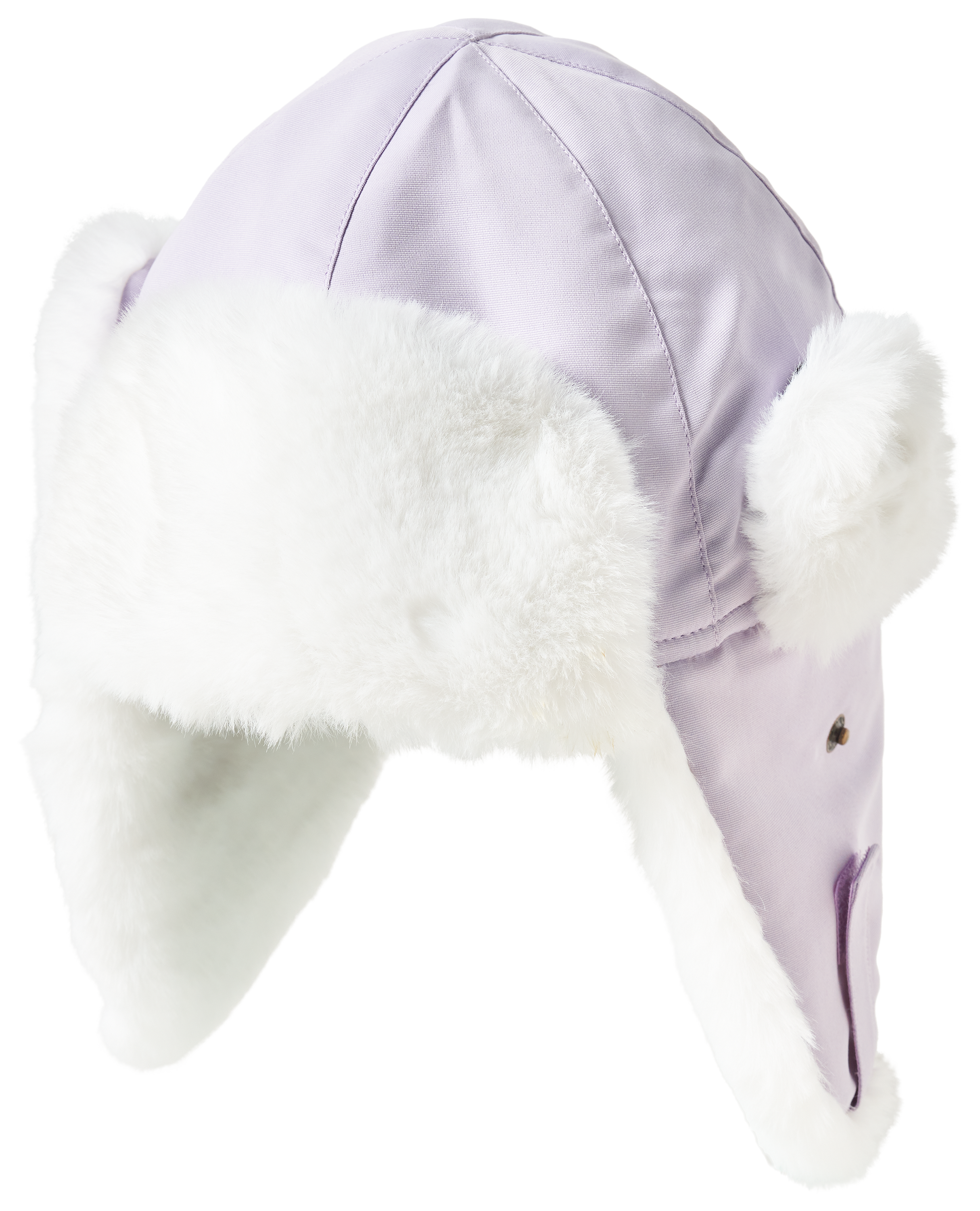 Image of Grand Sierra Faux Fur Aviator Hat for Kids - Orchid Petal