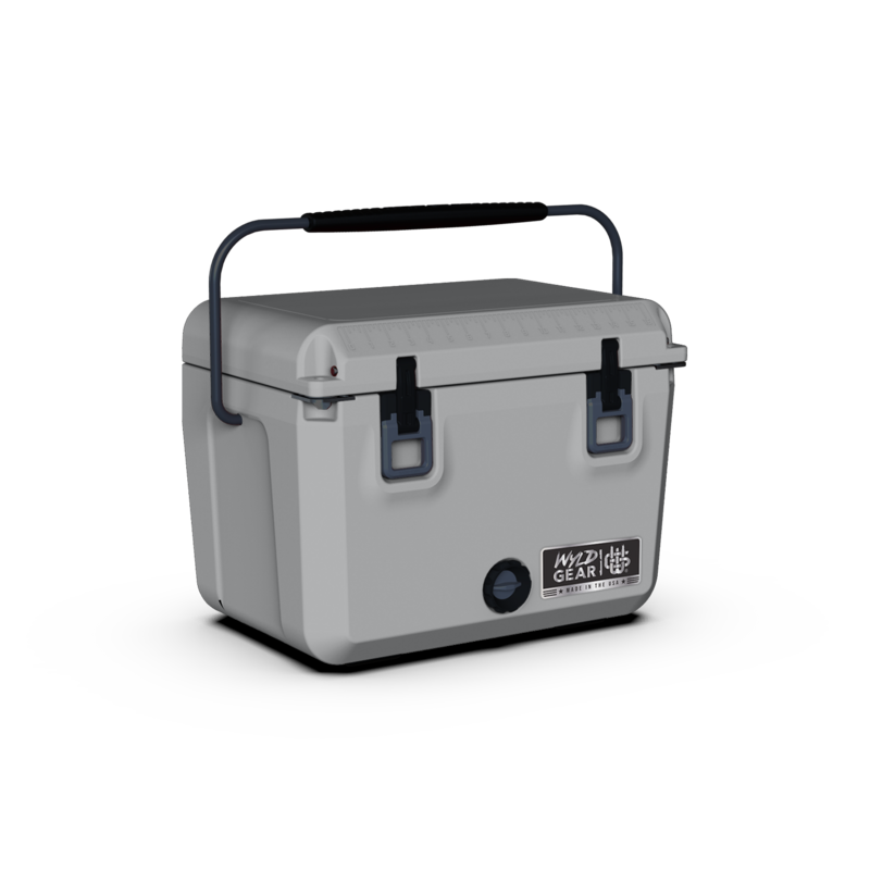 Image of Wyld Gear 25-Qt. Hard Cooler - Grey