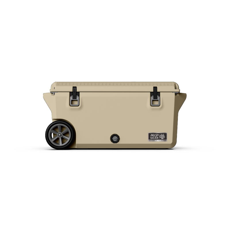 Image of Wyld Gear 75-Qt. Wheeled Hard Cooler - Tan