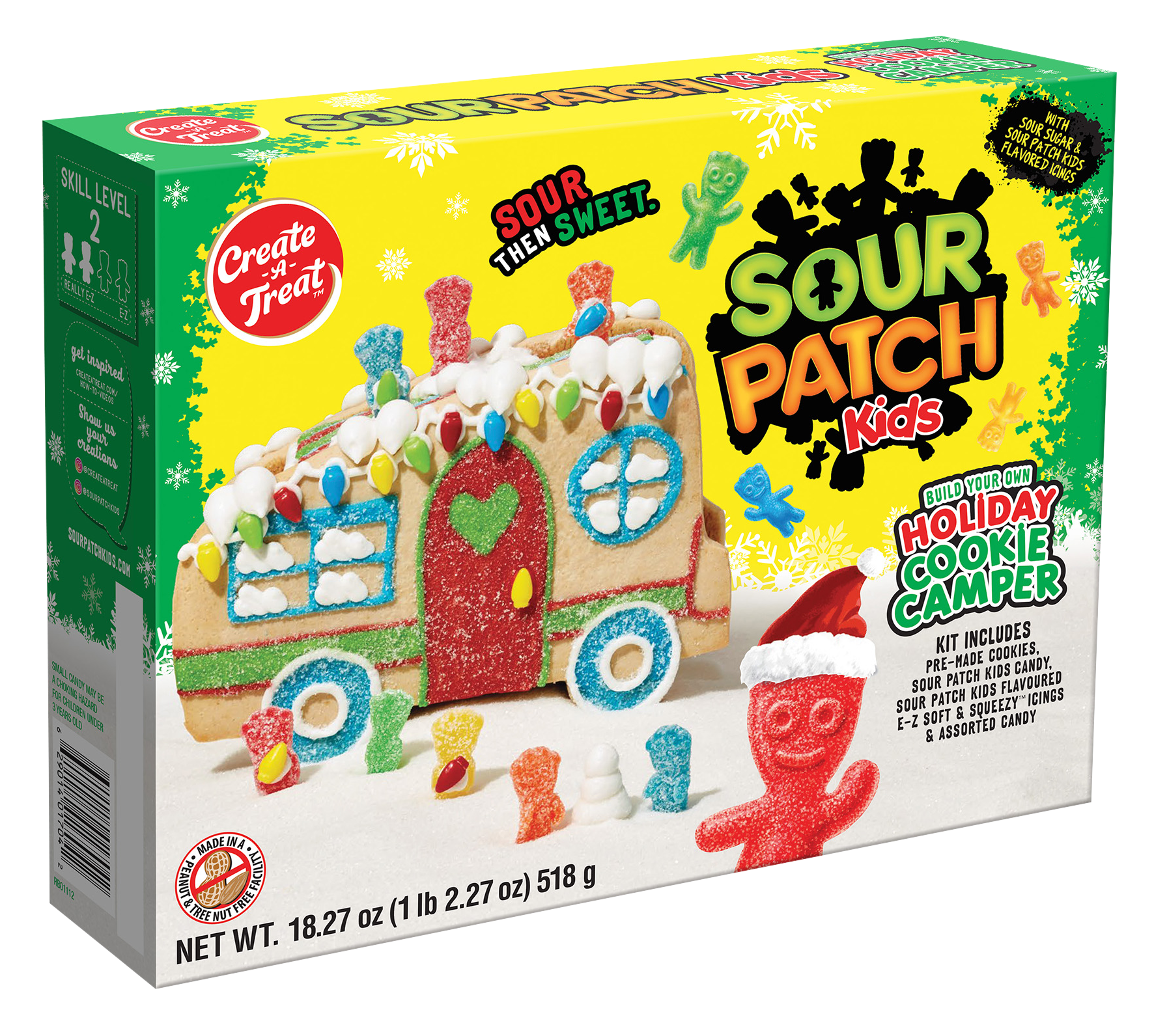 Create A Treat Sour Patch Kids Build Your Own Holiday Cookie Camper Kit