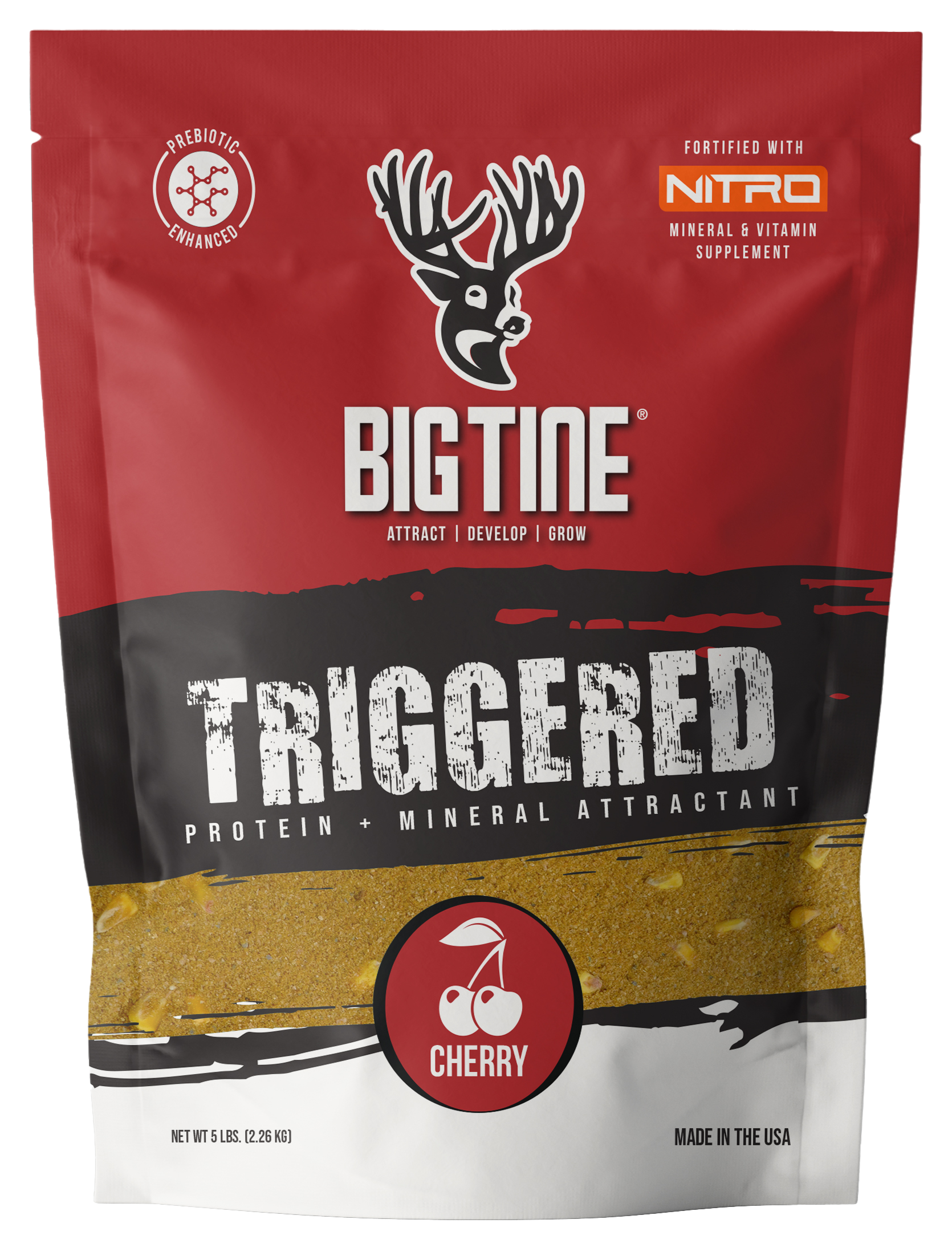 Big Tine Triggered Protein and Mineral Attractant - Cherry