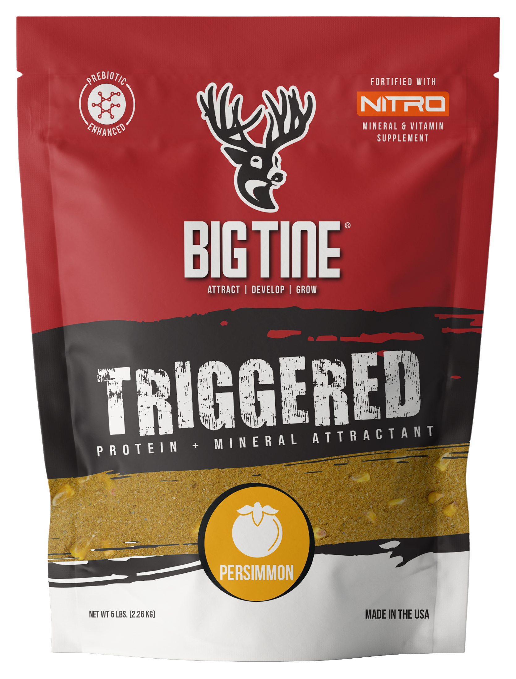 Big Tine Triggered Protein and Mineral Attractant - Persimmon