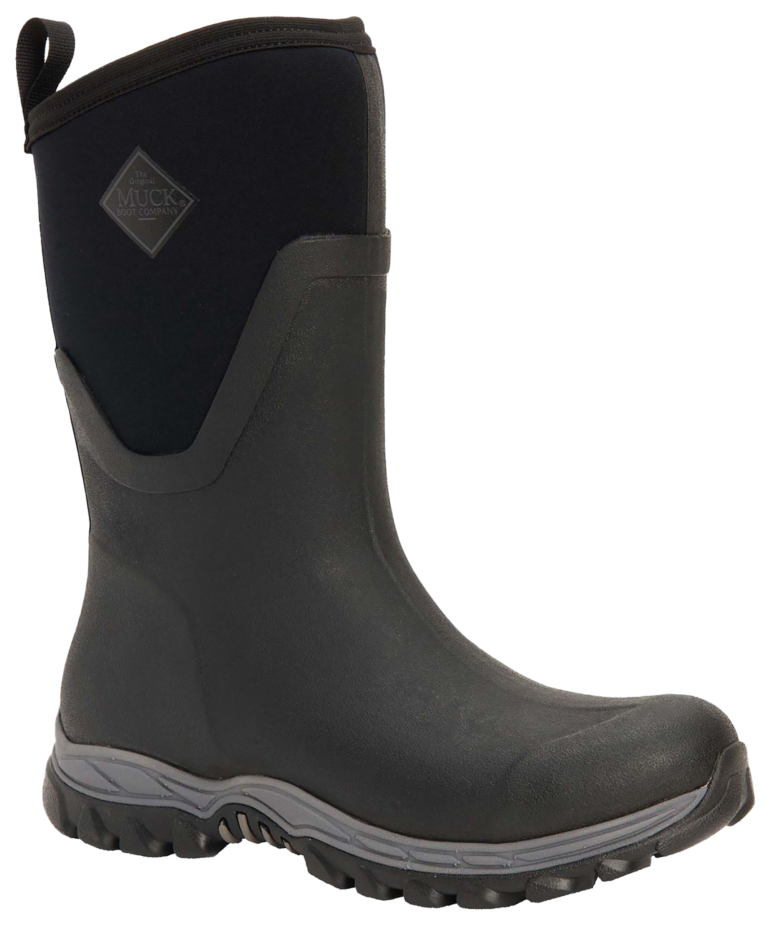 Image of The Original Muck Boot Company Arctic Sport II Mid Rubber Boots for Ladies - Black - 5M