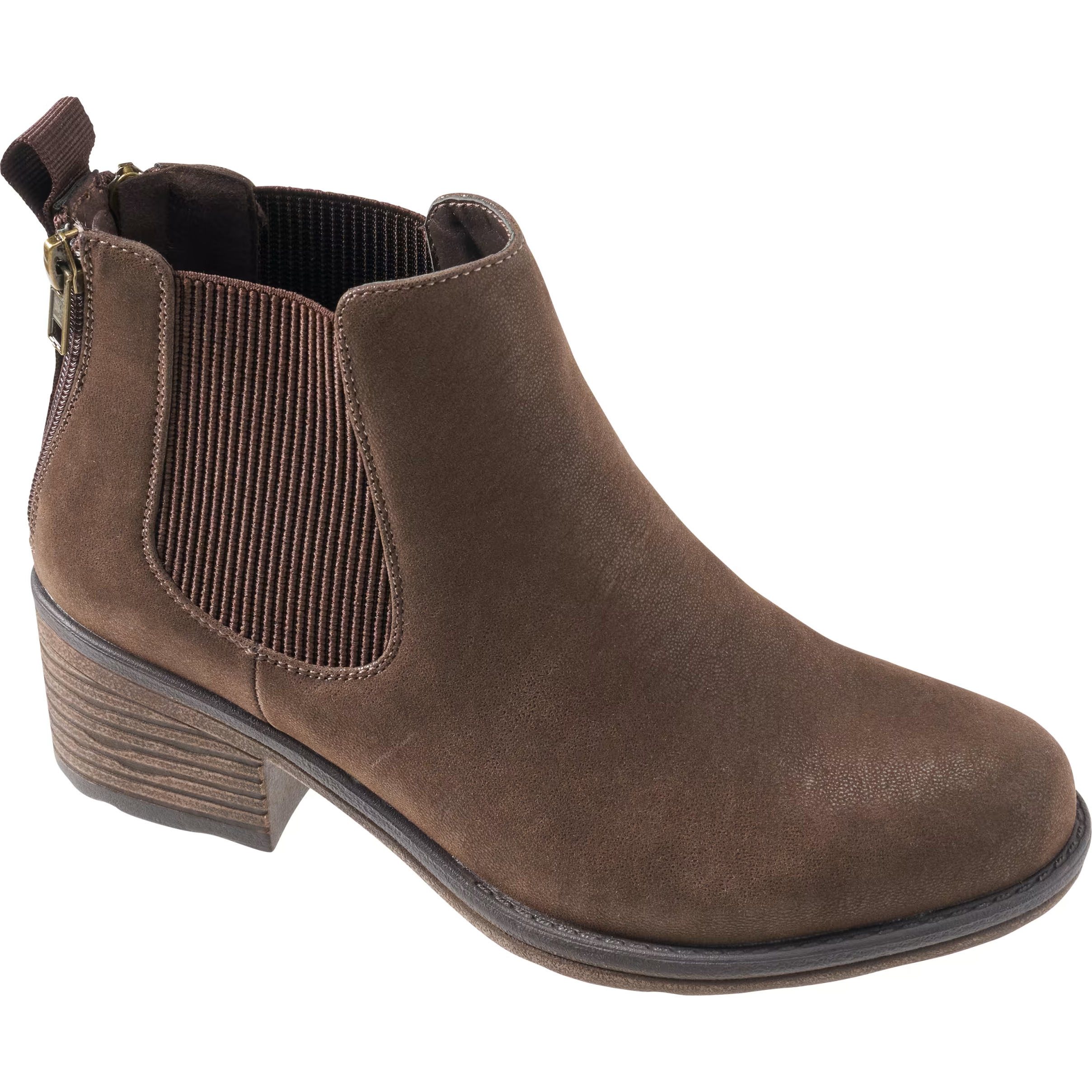 Image of Natural Reflections Gossip Booties - Brown - 10M
