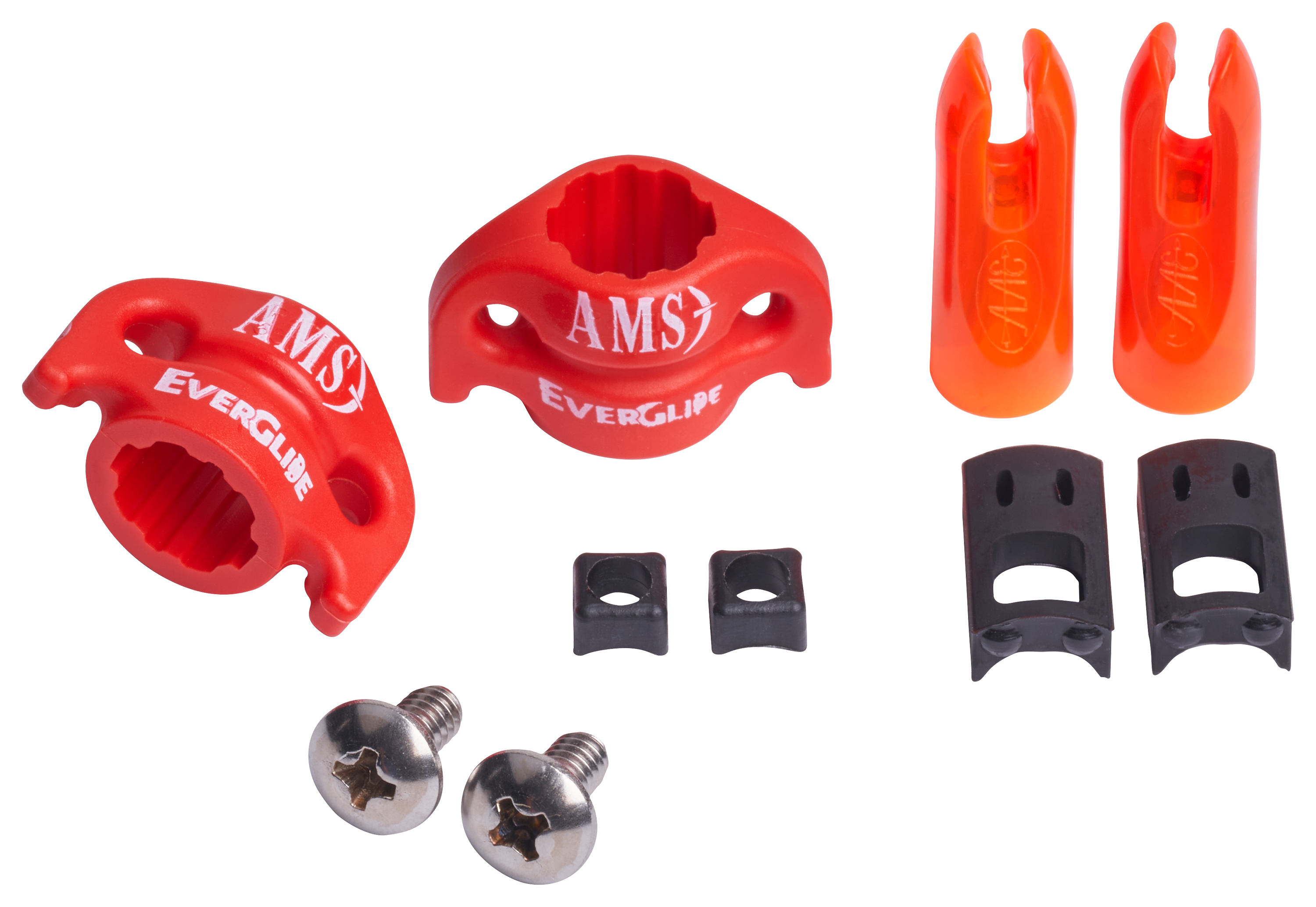 AMS Bowfishing EverGlide Safety Slide Kit - Red - AMS Bowfishing