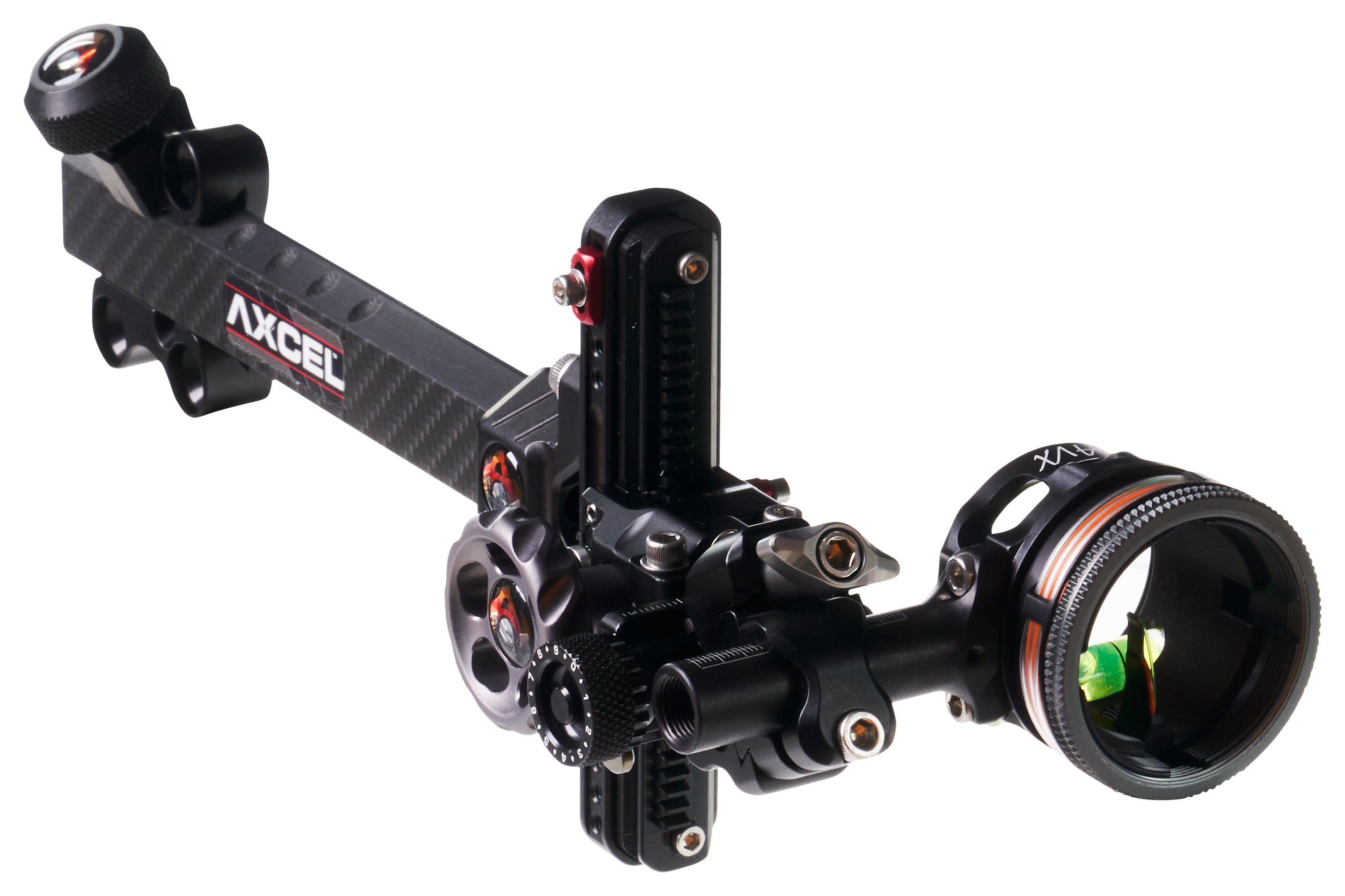 Image of AXCEL Landslyde Carbon Pro Slider Bow Sight with Ranger Double Pin - 31mm