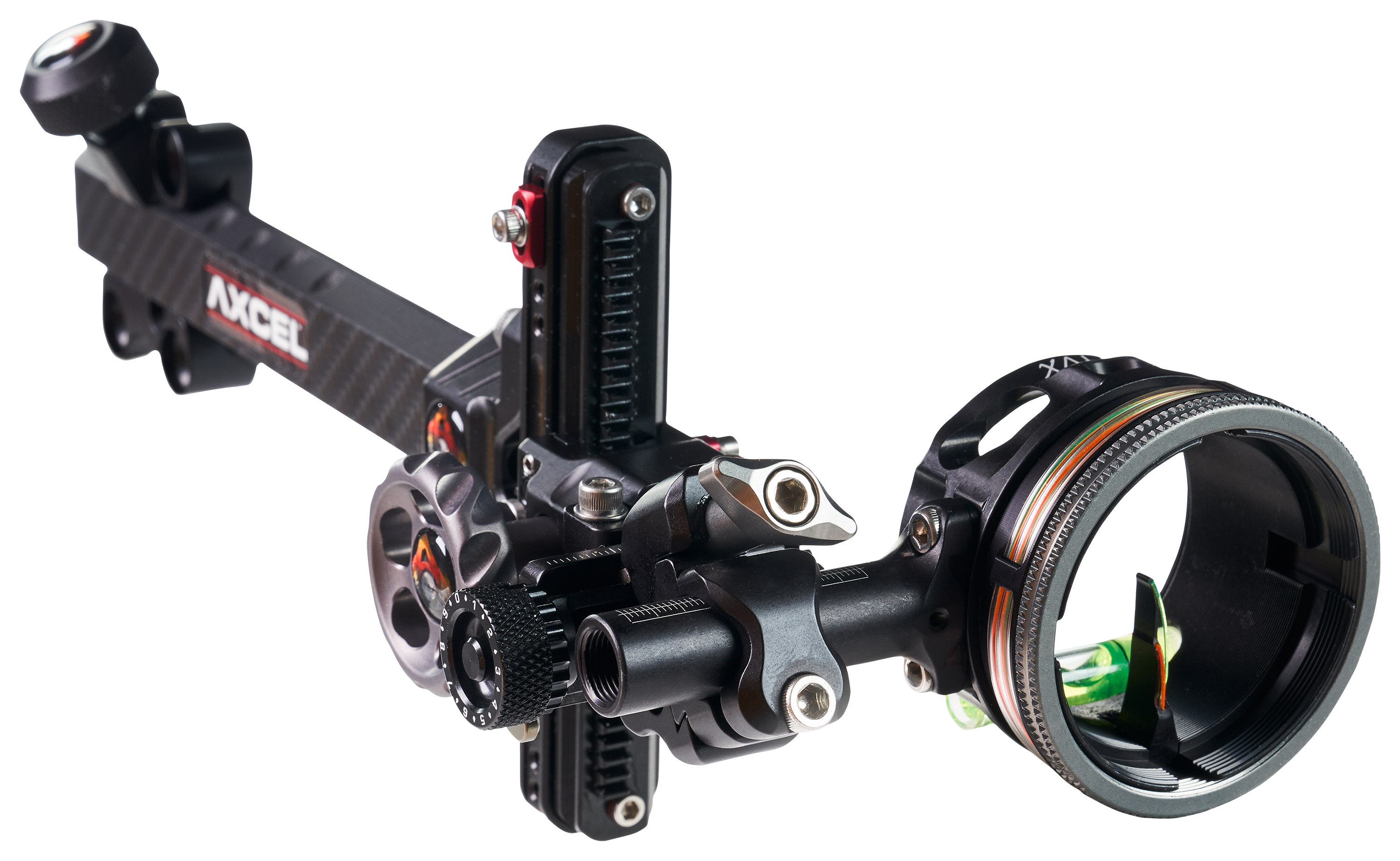 Image of AXCEL Landslyde Carbon Pro Slider Bow Sight with Ranger Double Pin