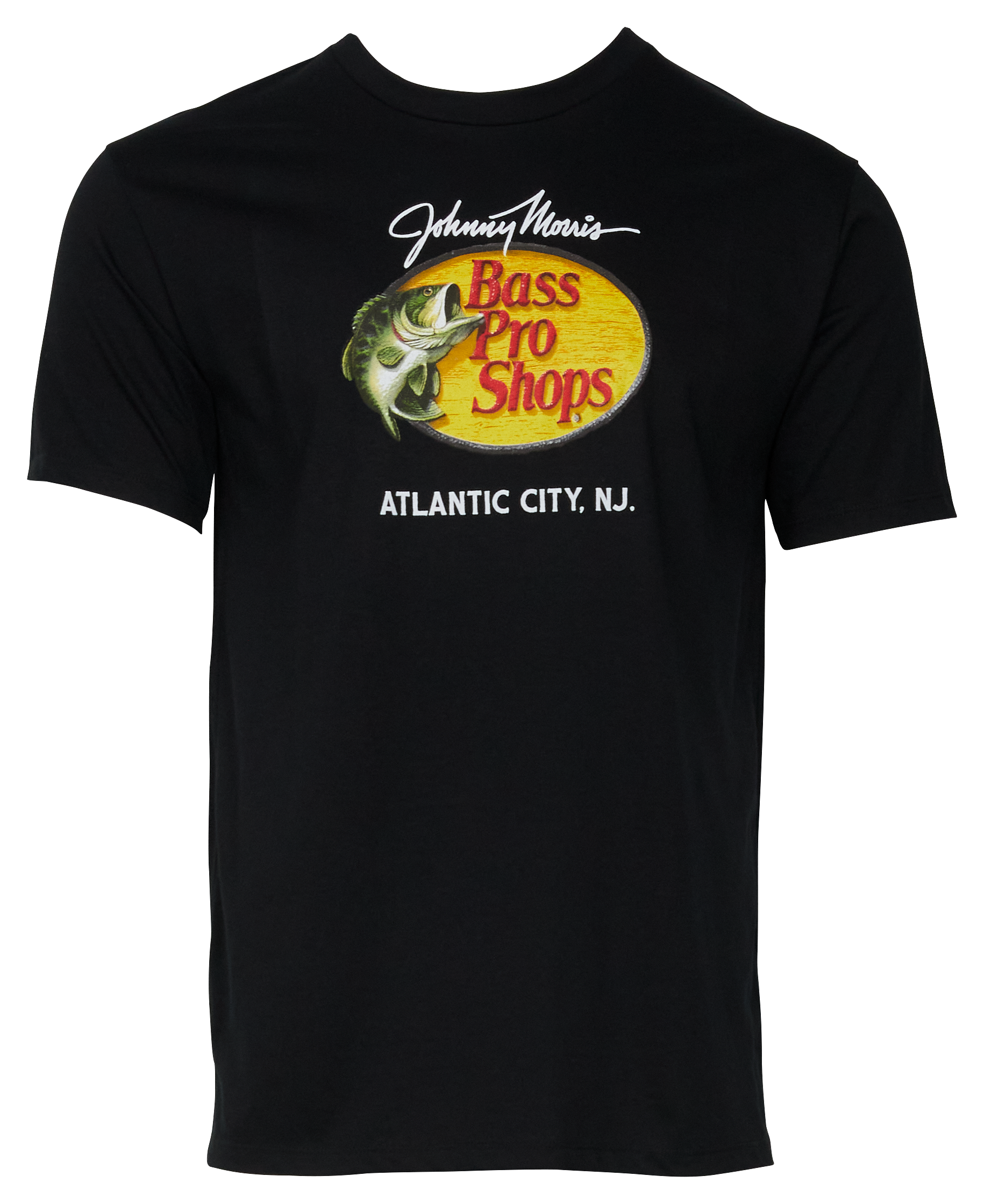Image of Bass Pro Shops Atlantic City Woodcut Short-Sleeve T-Shirt for Men - Black - 2XL