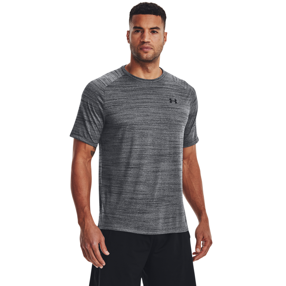 Under Armour Tech 2.0 Tiger Short-Sleeve Shirt for Men - Black - L