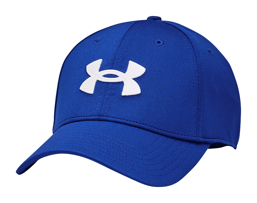 Under Armour Blitzing Fitted Cap for Men - Royal/White - XL/2XL