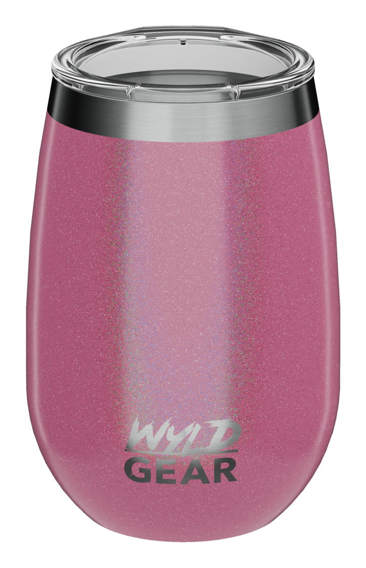 Image of Wyld Gear Whiskey and Wine Tumbler - Pink Rainbow