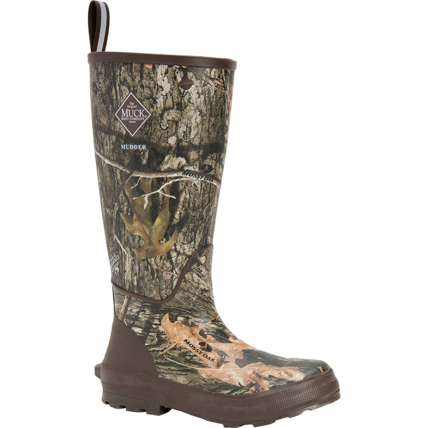 Image of The Original Muck Boot Company Mudder Rubber Boots for Men - Mossy Oak Country DNA - 5M