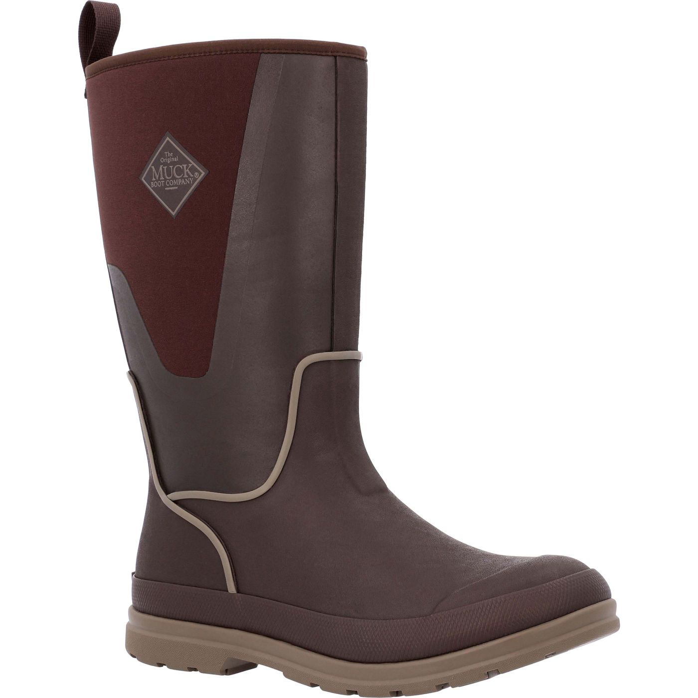 Image of The Original Muck Boot Company Originals Tall Fleece-Lined Boots for Ladies - Brown - 5M