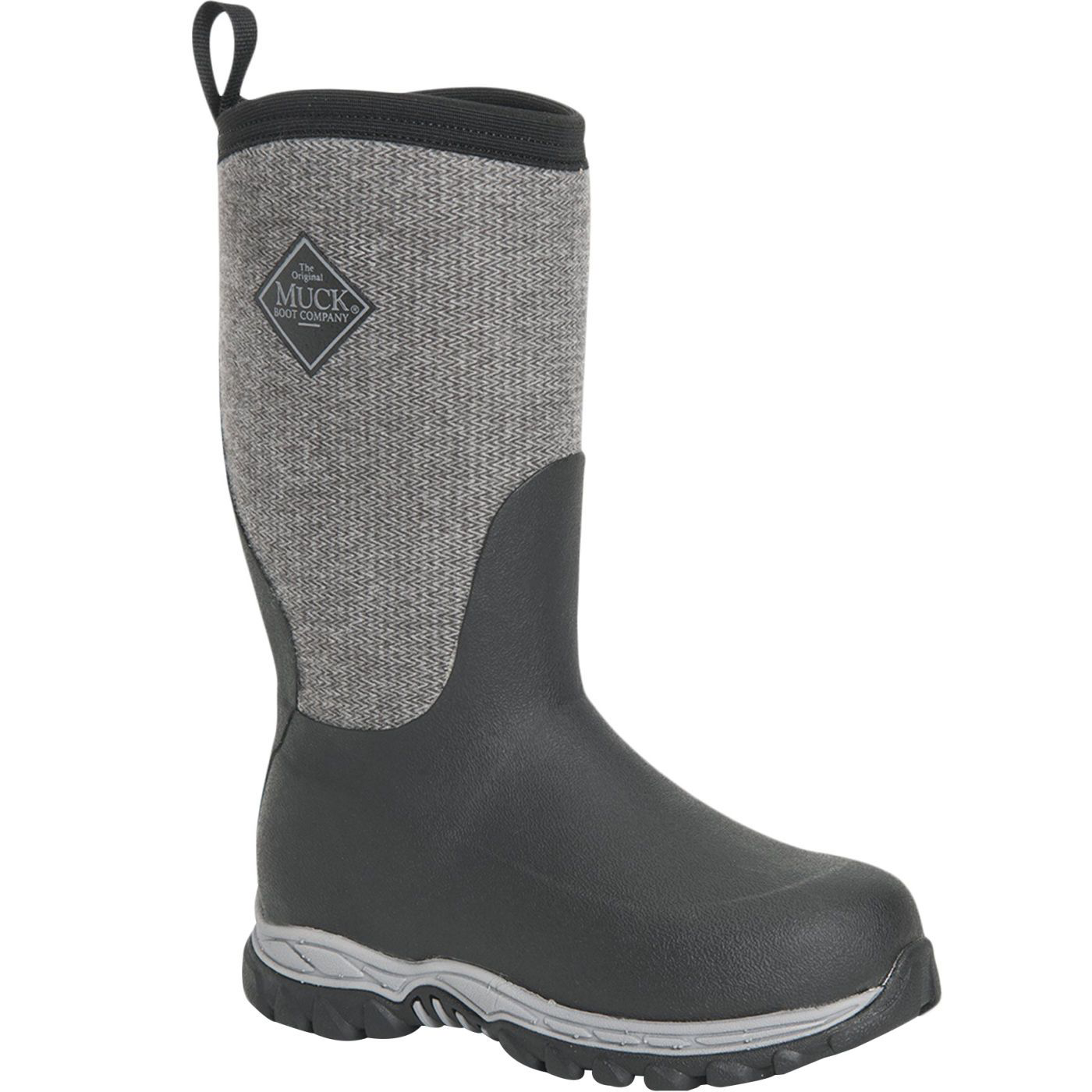 Image of The Original Muck Boot Company Rugged II Winter Boots for Kids - Black/Gray - 2 Kids