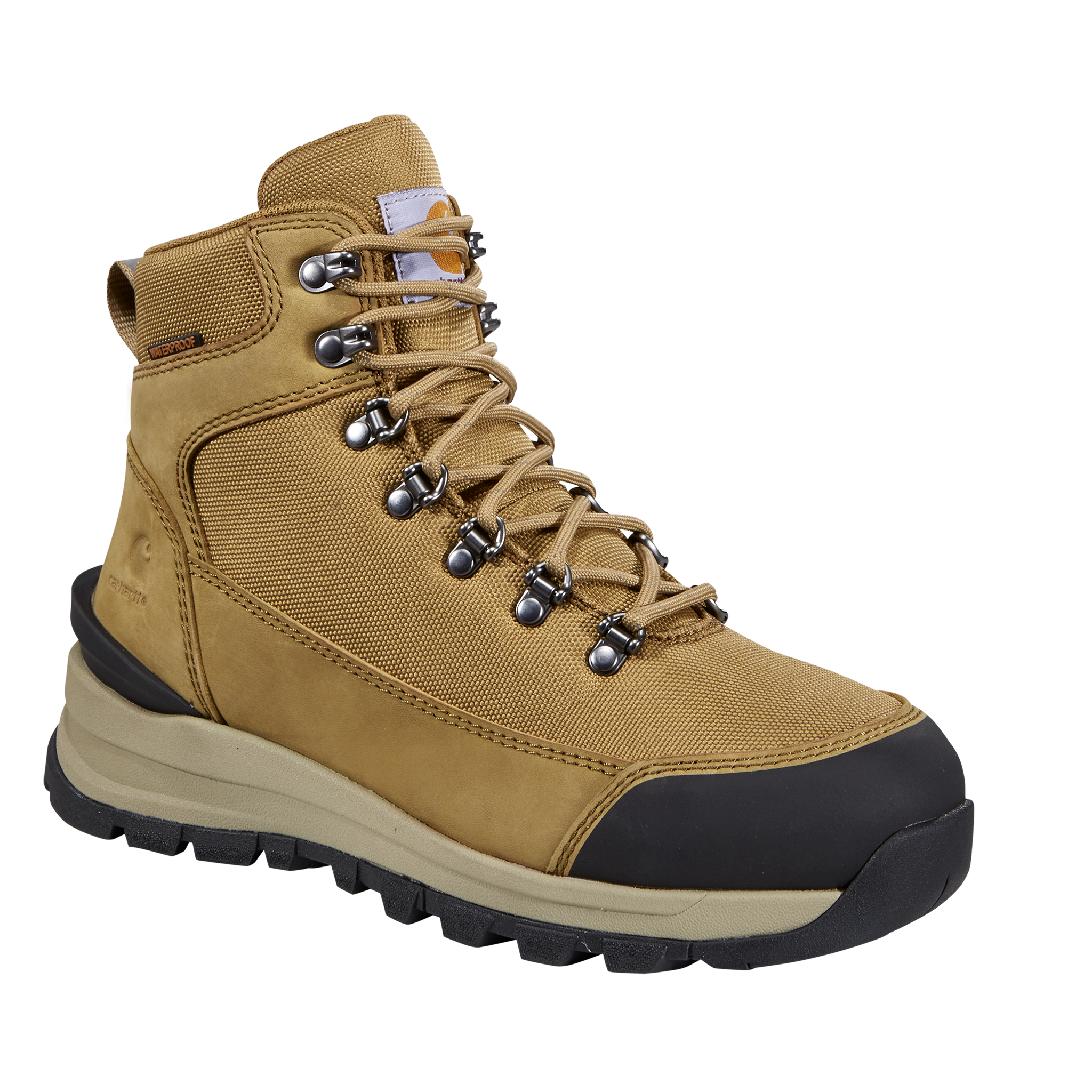 Image of Carhartt Gilmore 6'' Waterproof Hiker Work Boots for Ladies - Tan - 9M