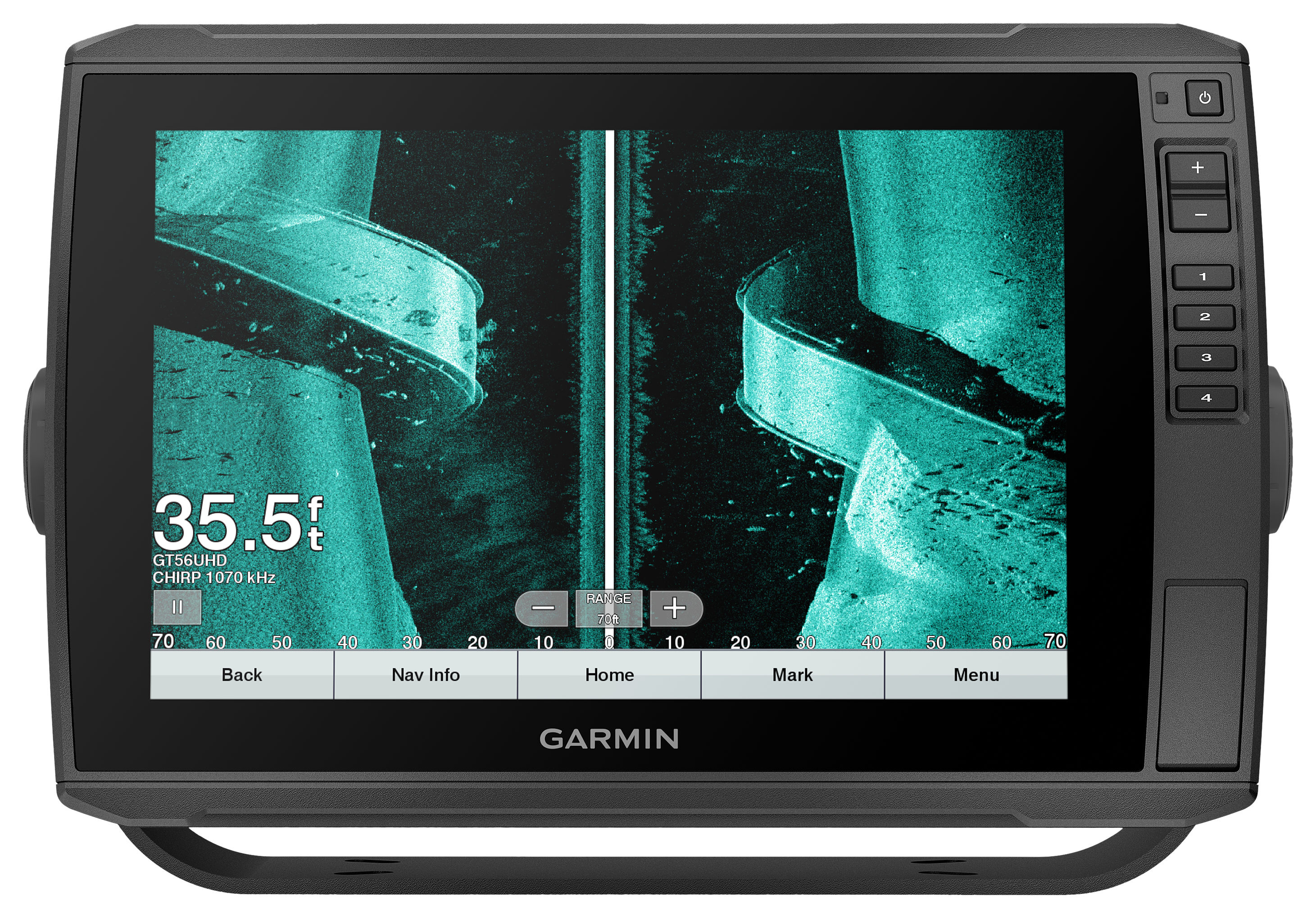 Garmin ECHOMAP Ultra 106sv Chartplotter/Fish Finder Combo with GT54  Transducer