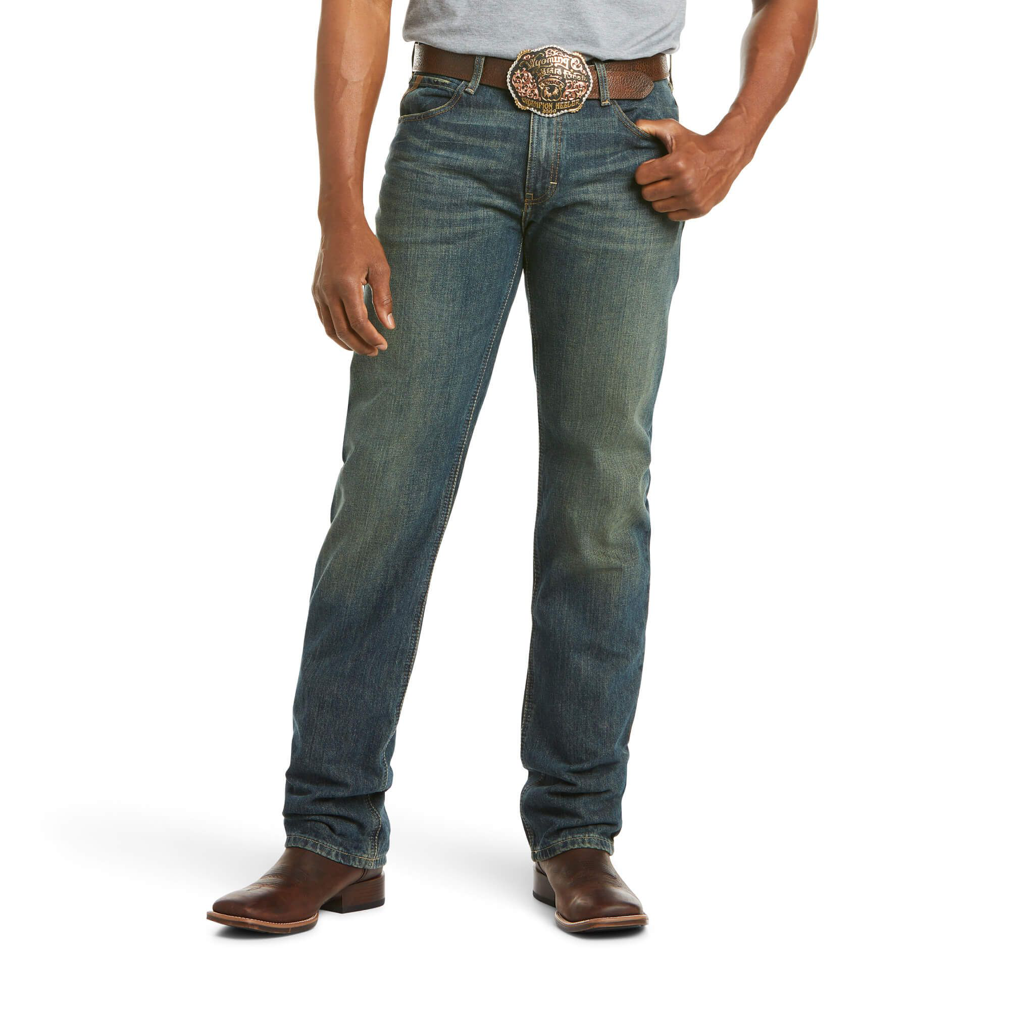 Image of Ariat M2 Relaxed Legacy Double Stitch Boot Cut Jeans for Men
