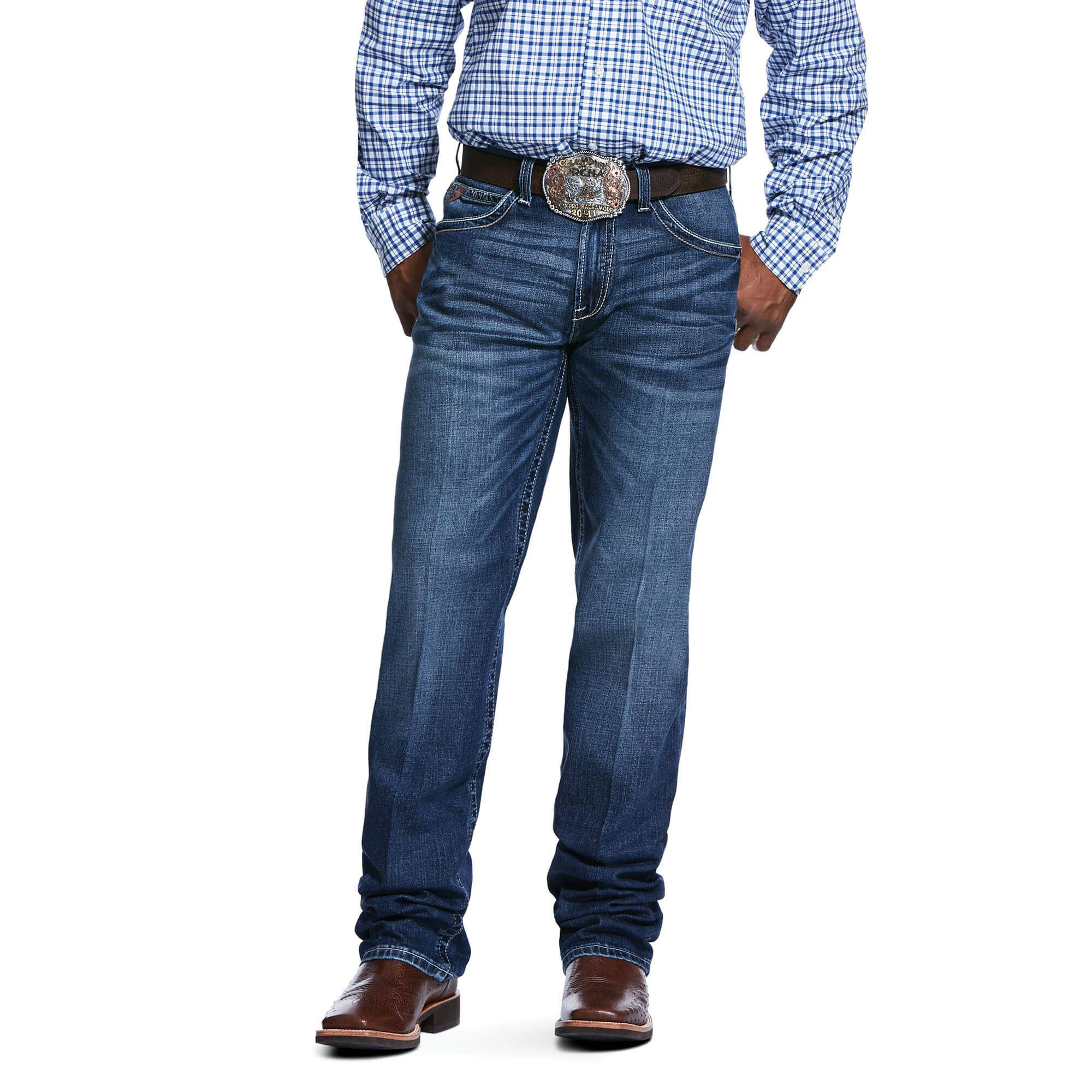 Image of Ariat M2 Relaxed Stretch Adkins Bootcut Jeans for Men - Summit