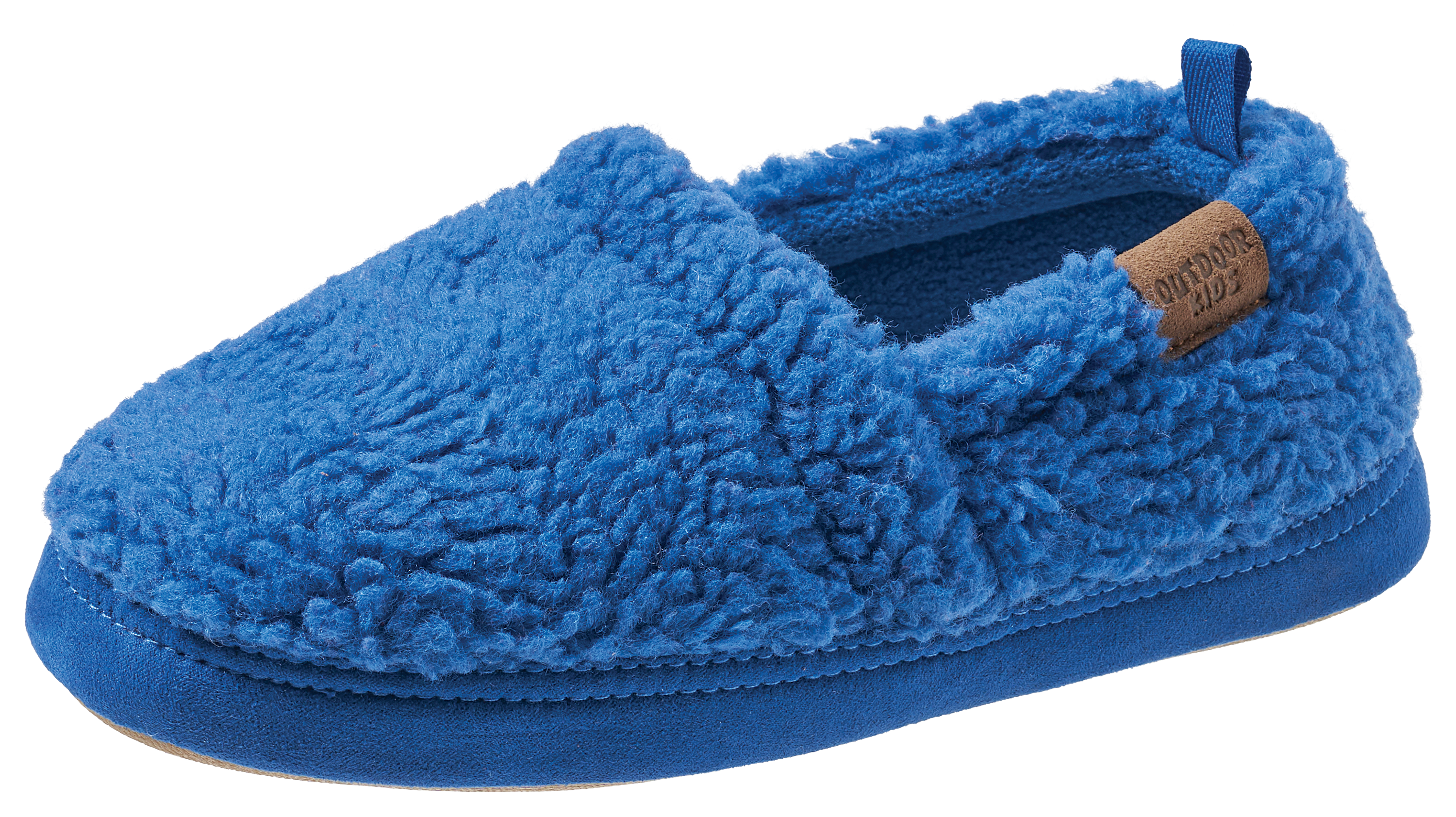 Image of Outdoor Kids Berber Aline Slip-On Shoes for Kids - Blue - 12 Kids