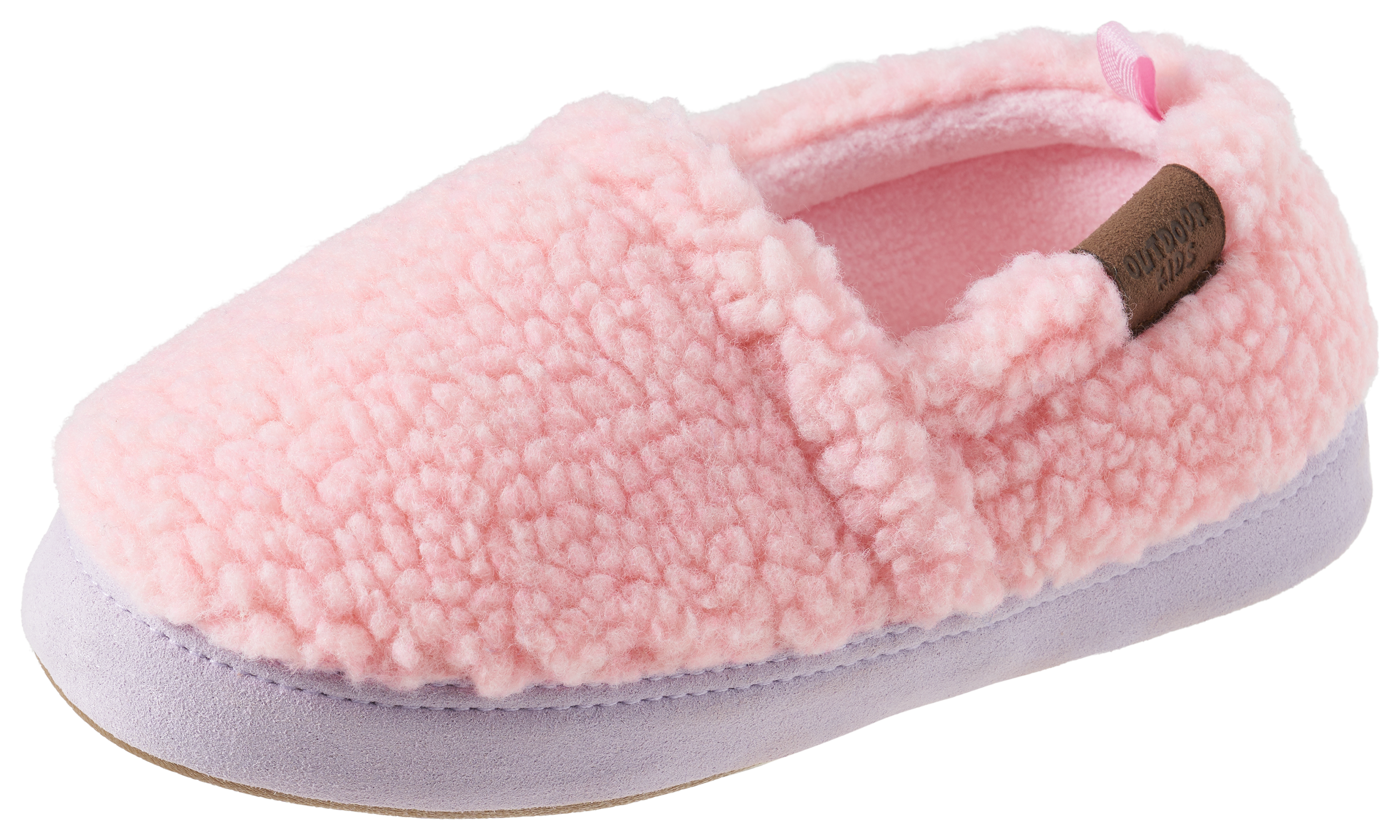 Image of Outdoor Kids Berber Aline Slip-On Shoes for Kids - Pink - 12 Kids