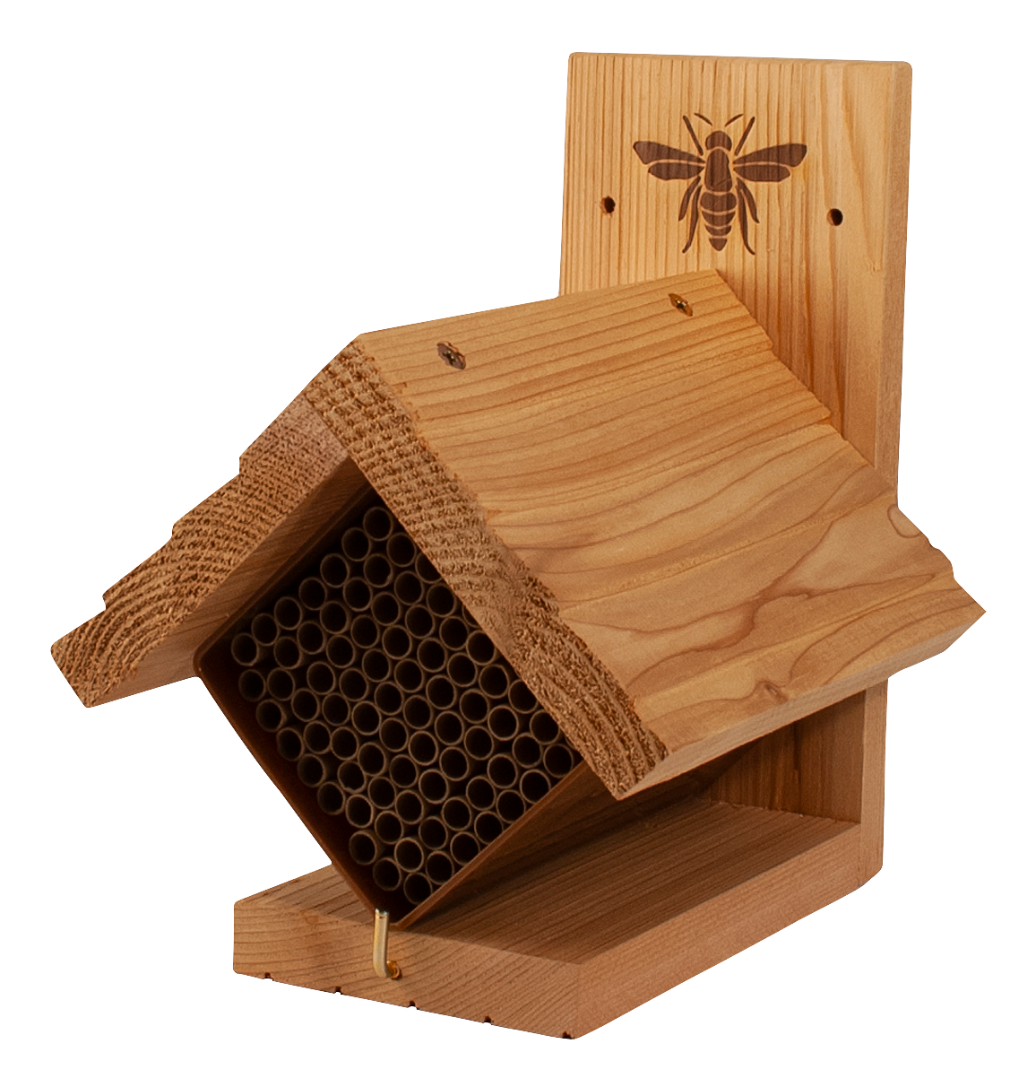 Image of WoodLink Diamond Western Cedar Mason Bee Shelter