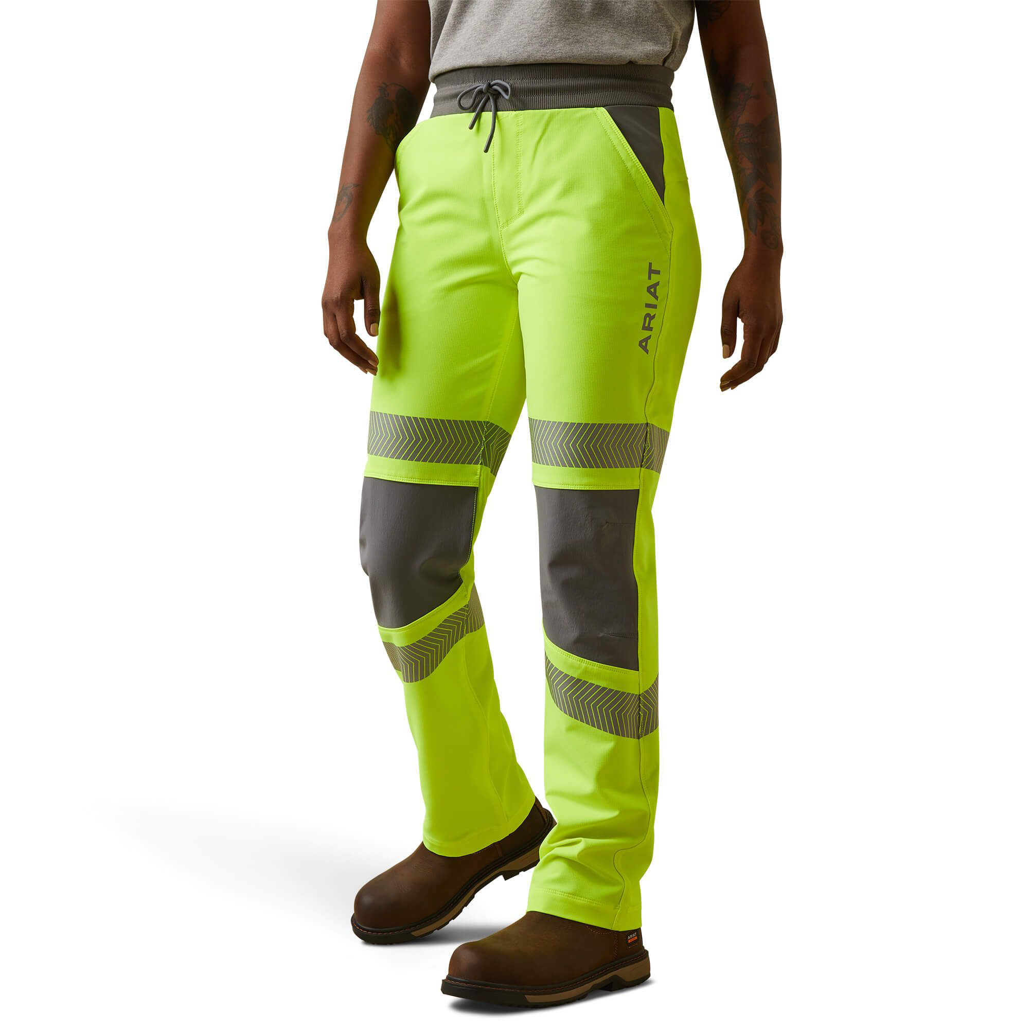 Ariat DuraStretch Pull-On Slim-Leg Pants for Ladies - Bright Yellow