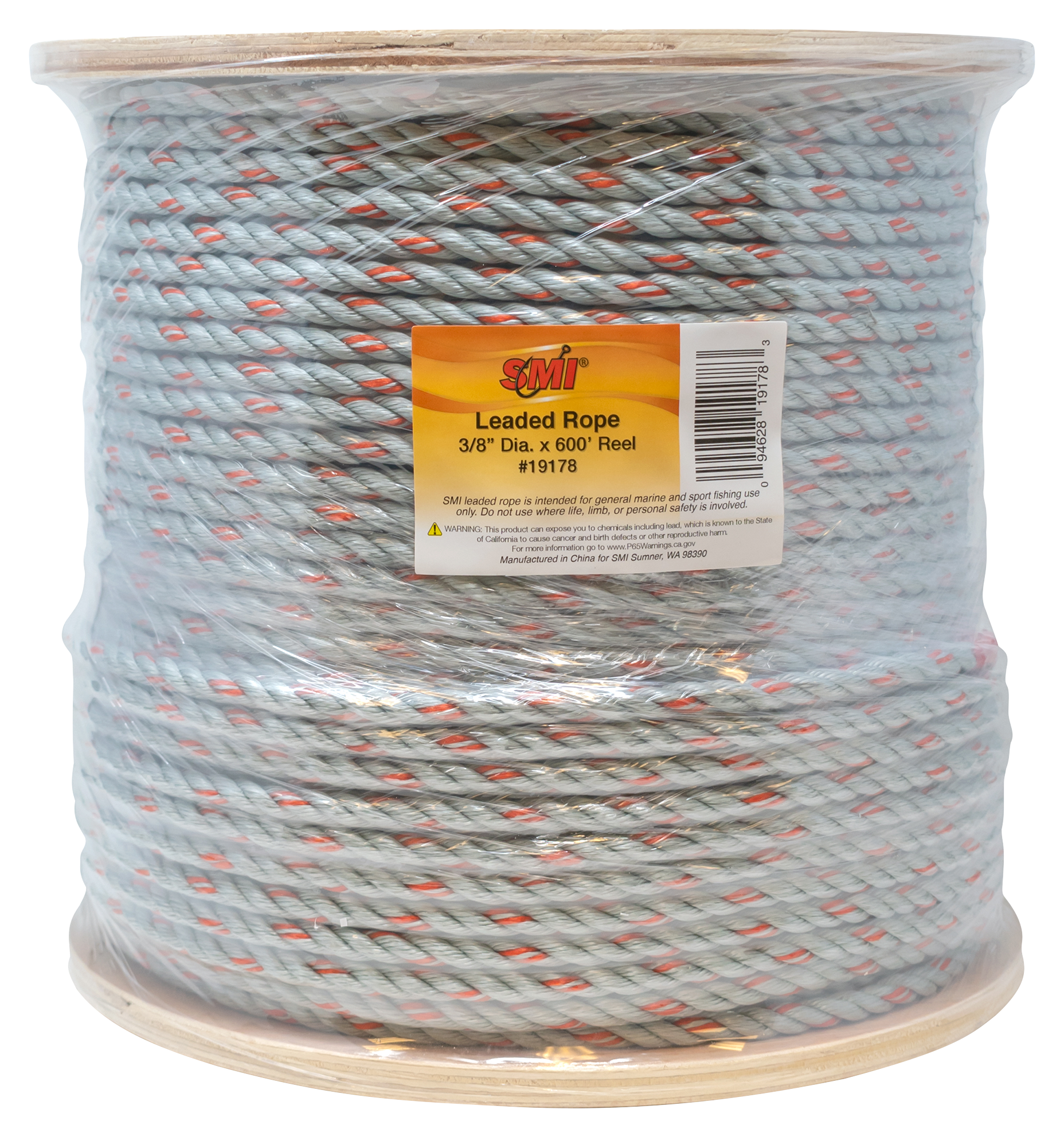 SMI Leaded Rope - 200' x 1/4