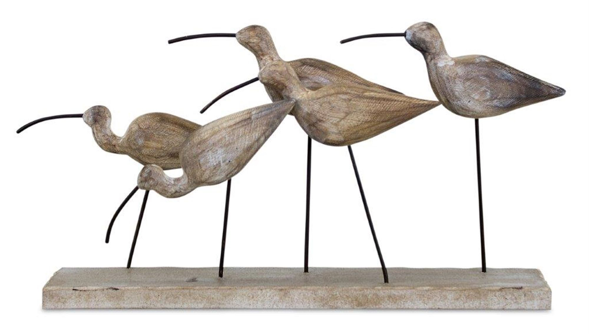 Image of Melrose International Wooden Sea Bird Sculpture
