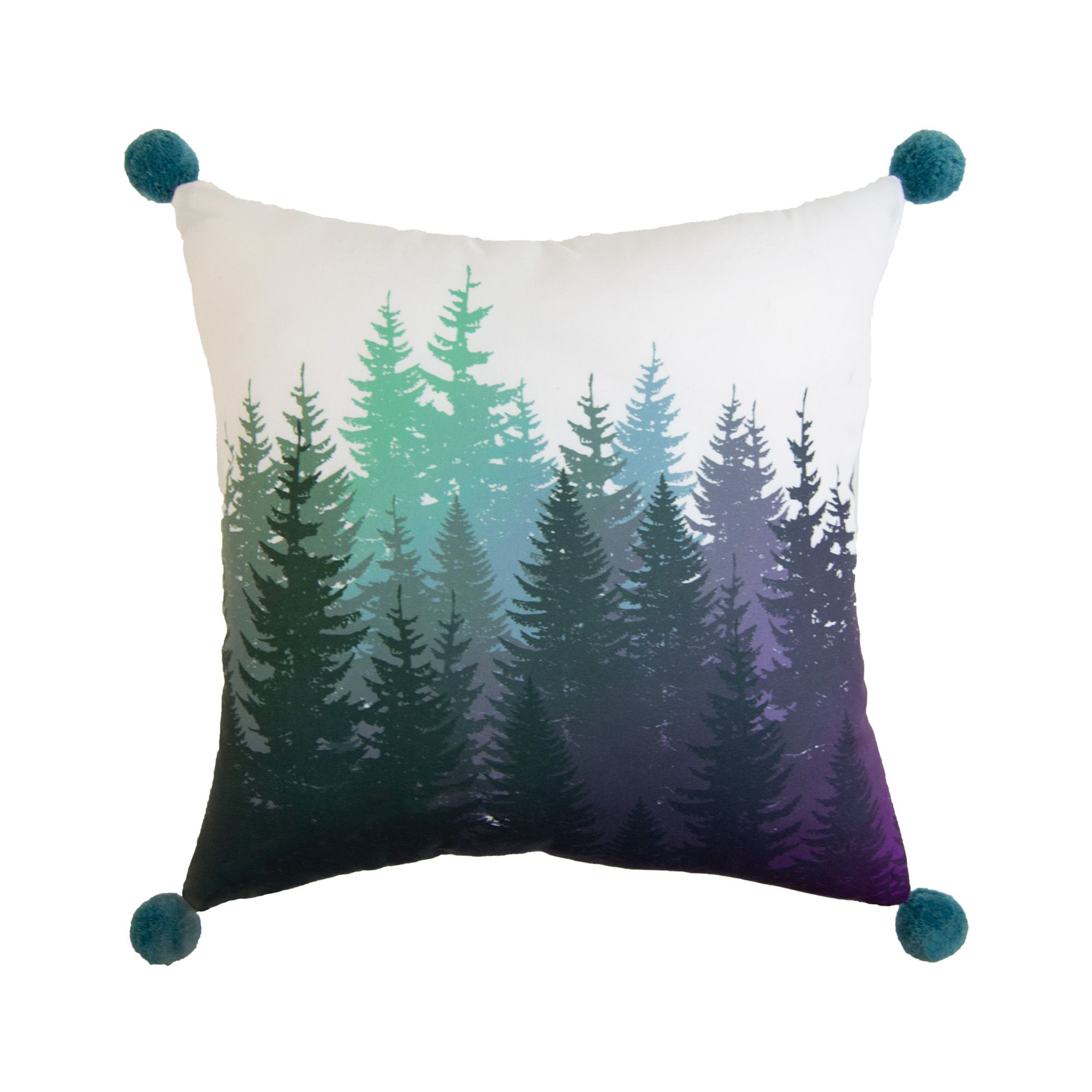 Image of Donna Sharp Bear Mountain Trees Square Decorative Pillow