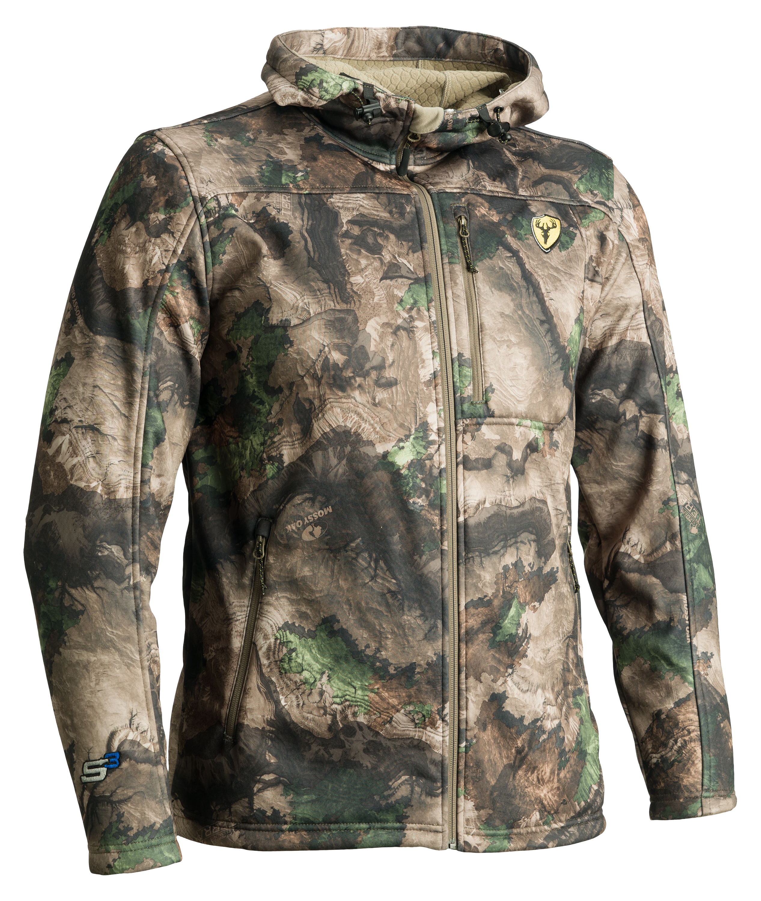 Image of Blocker Outdoors Shield Series Silentec Jacket for Men - Elements Terra Outland - M