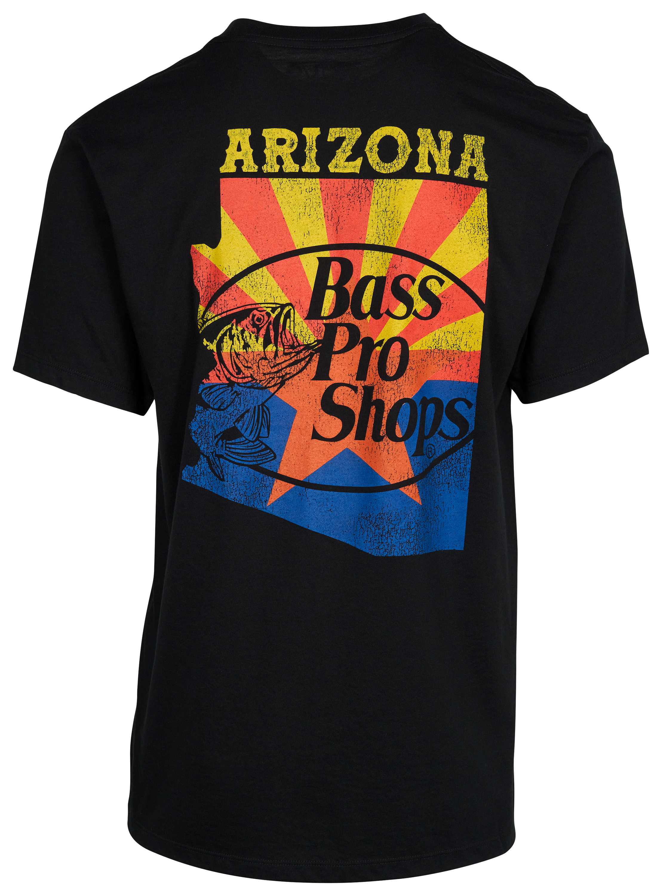 Bass Pro Shops AZ Flag Short-Sleeve T-Shirt for Men - Black - XL
