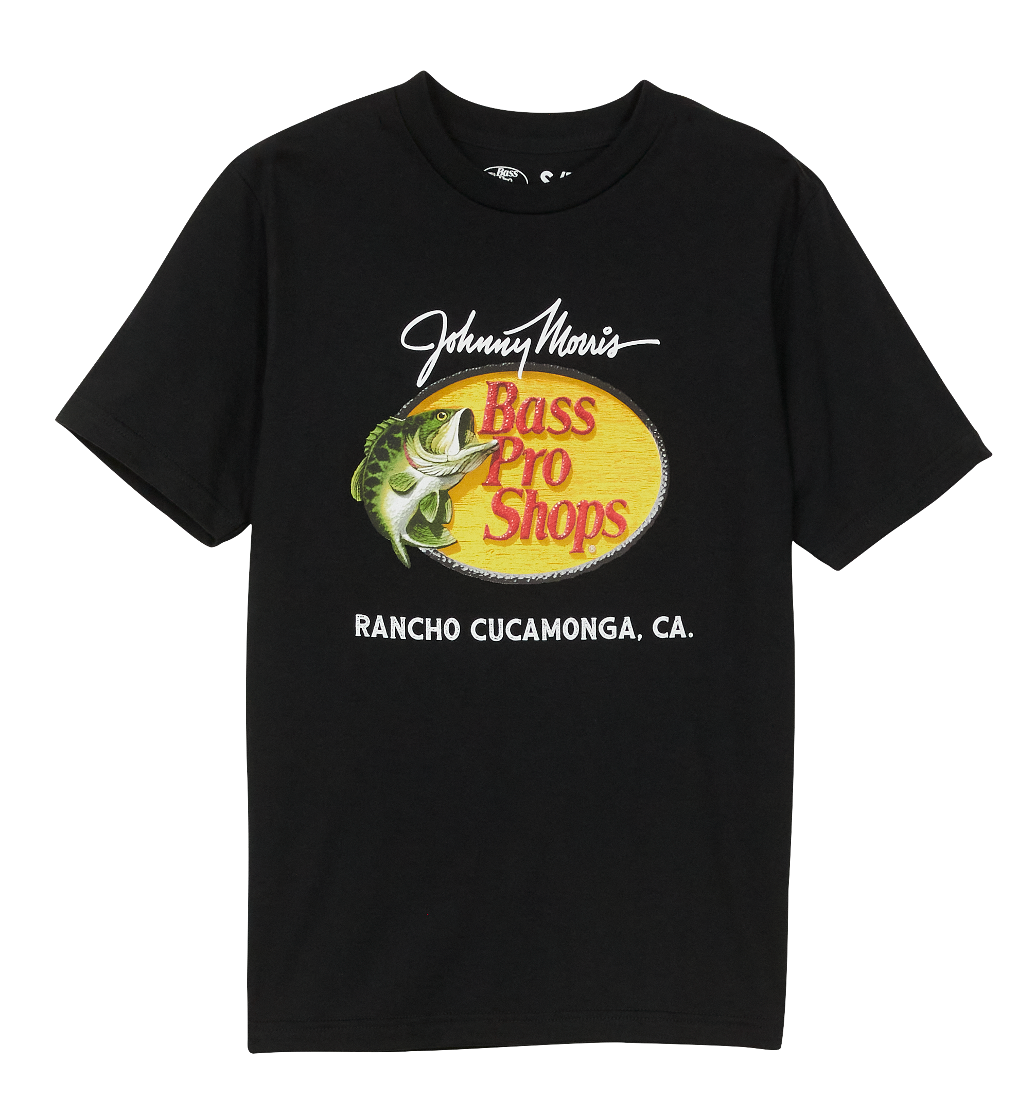 Bass Pro Shops California Rancho Woodcut Short-Sleeve T-Shirt for Kids - Black - L