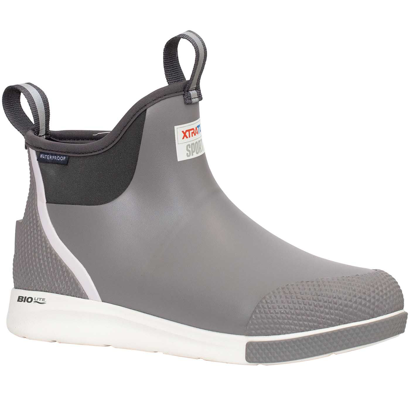 Image of Xtratuf Sport Ankle Deck Boots for Men - Grey - 7M