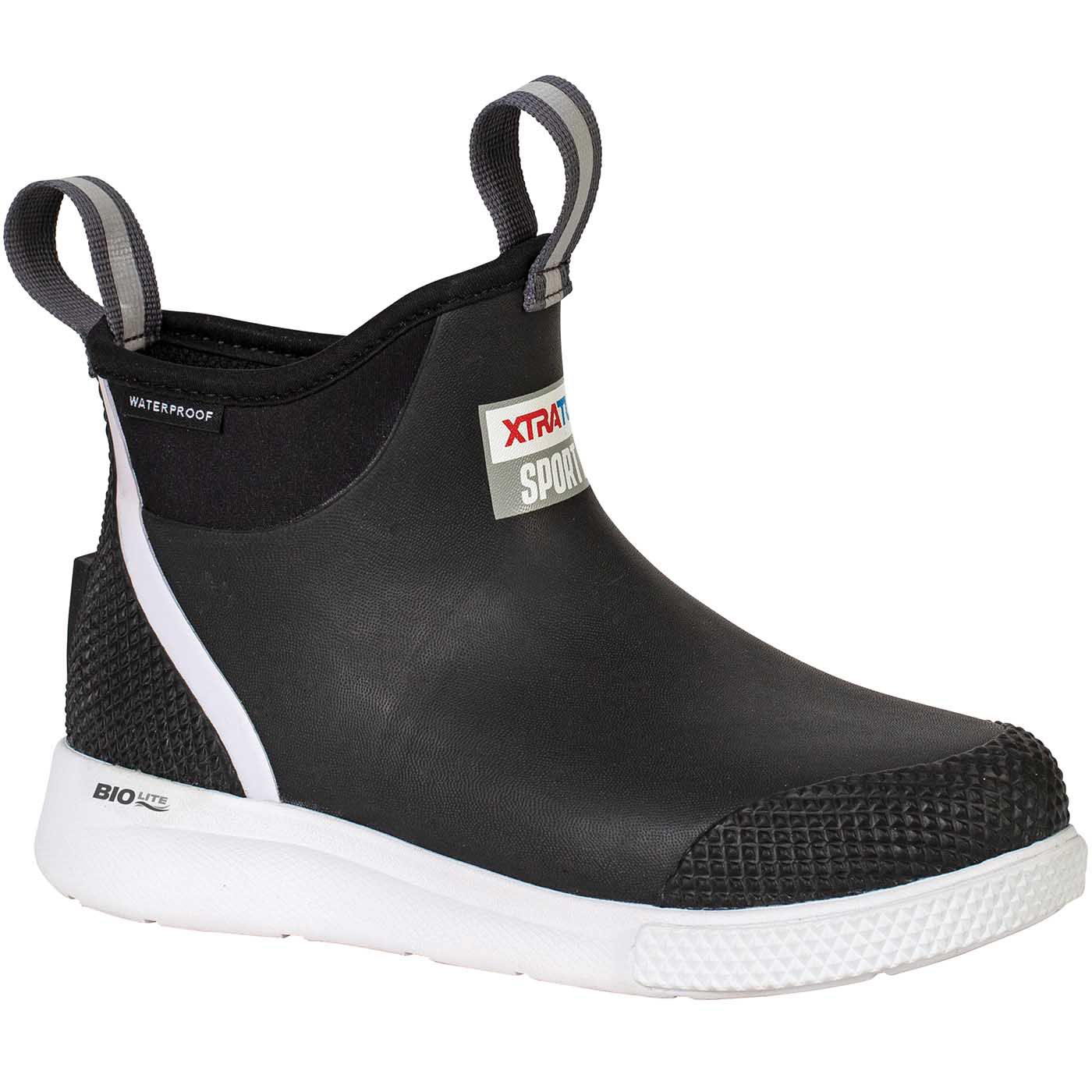 Image of Xtratuf Sport Ankle Deck Boots for Ladies - Black - 9M