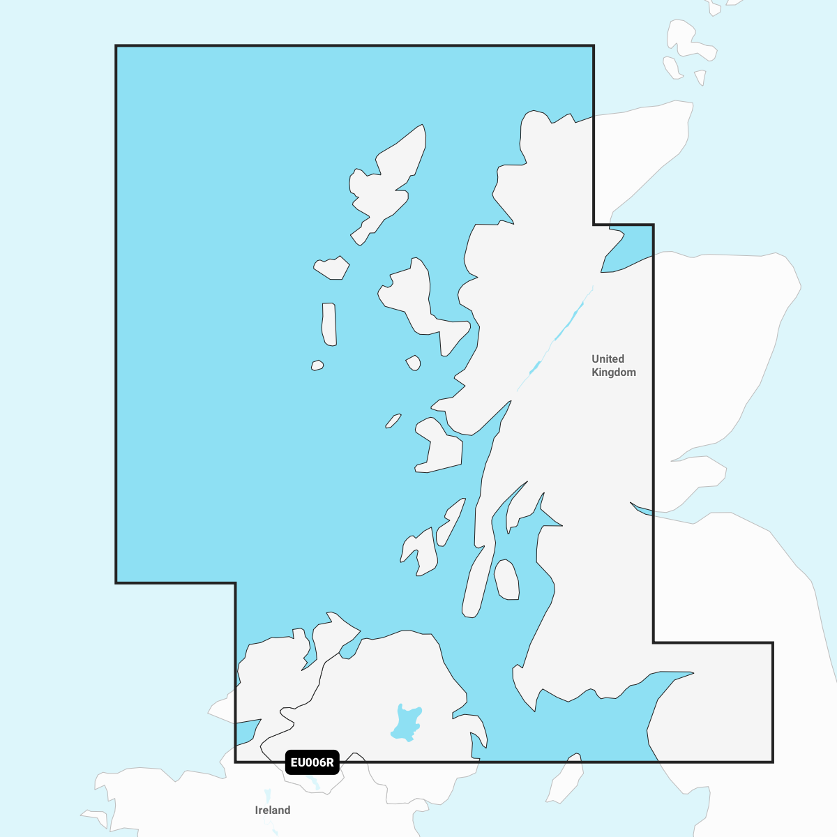 Image of Navionics Electronic Marine Charts for Chartplotters - Scotland, West Coast