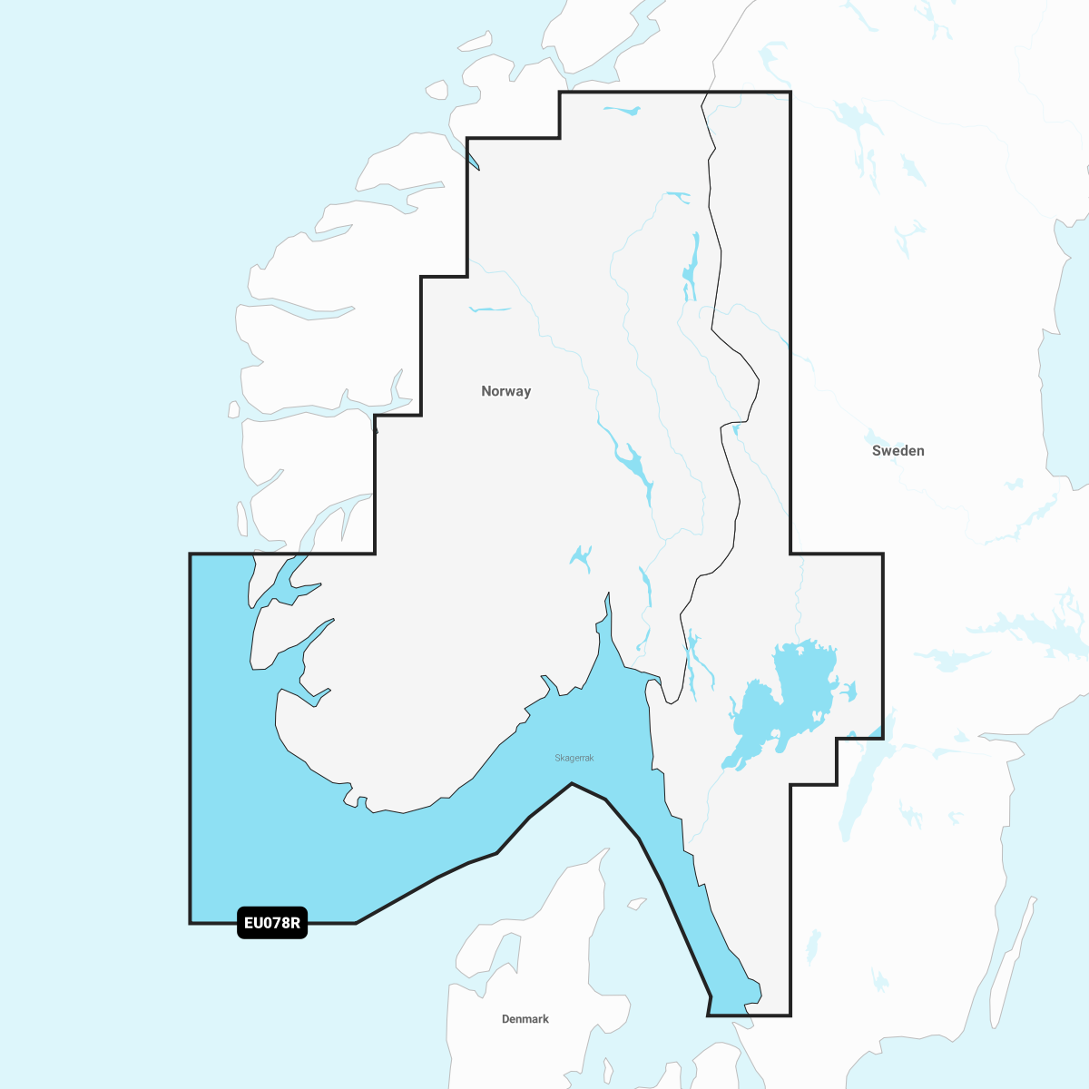 Image of Navionics Electronic Marine Charts for Chartplotters - Oslo, Skagerrak & Haugesund